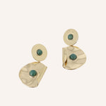 Boucles Bohm Paris - Abélie Boucles d'oreilles Pendantes Bohm Paris Jaspe verte