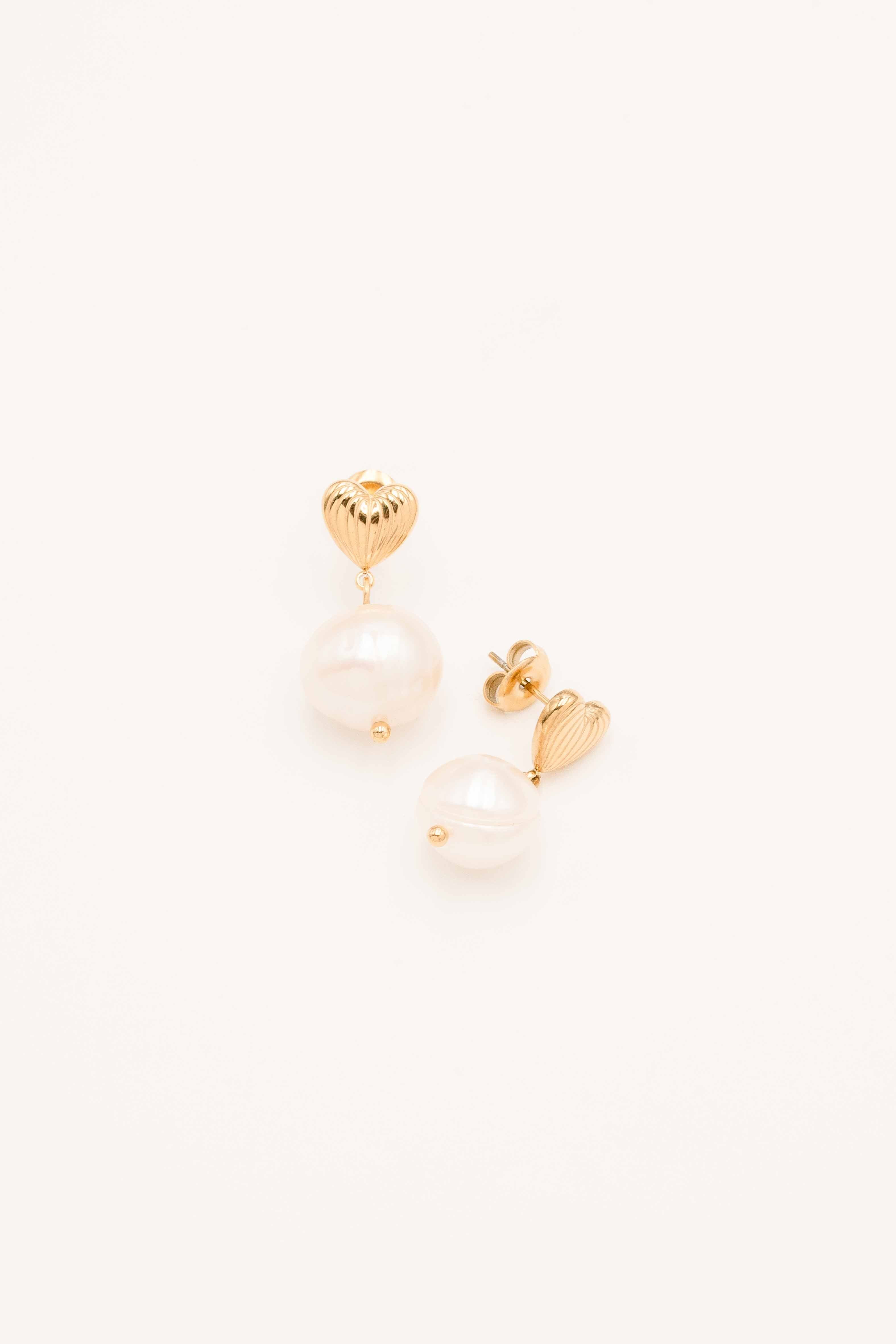 Boucles Bohm Paris - Katalina Boucles D'oreilles Bohm Paris Perle d'eau douce