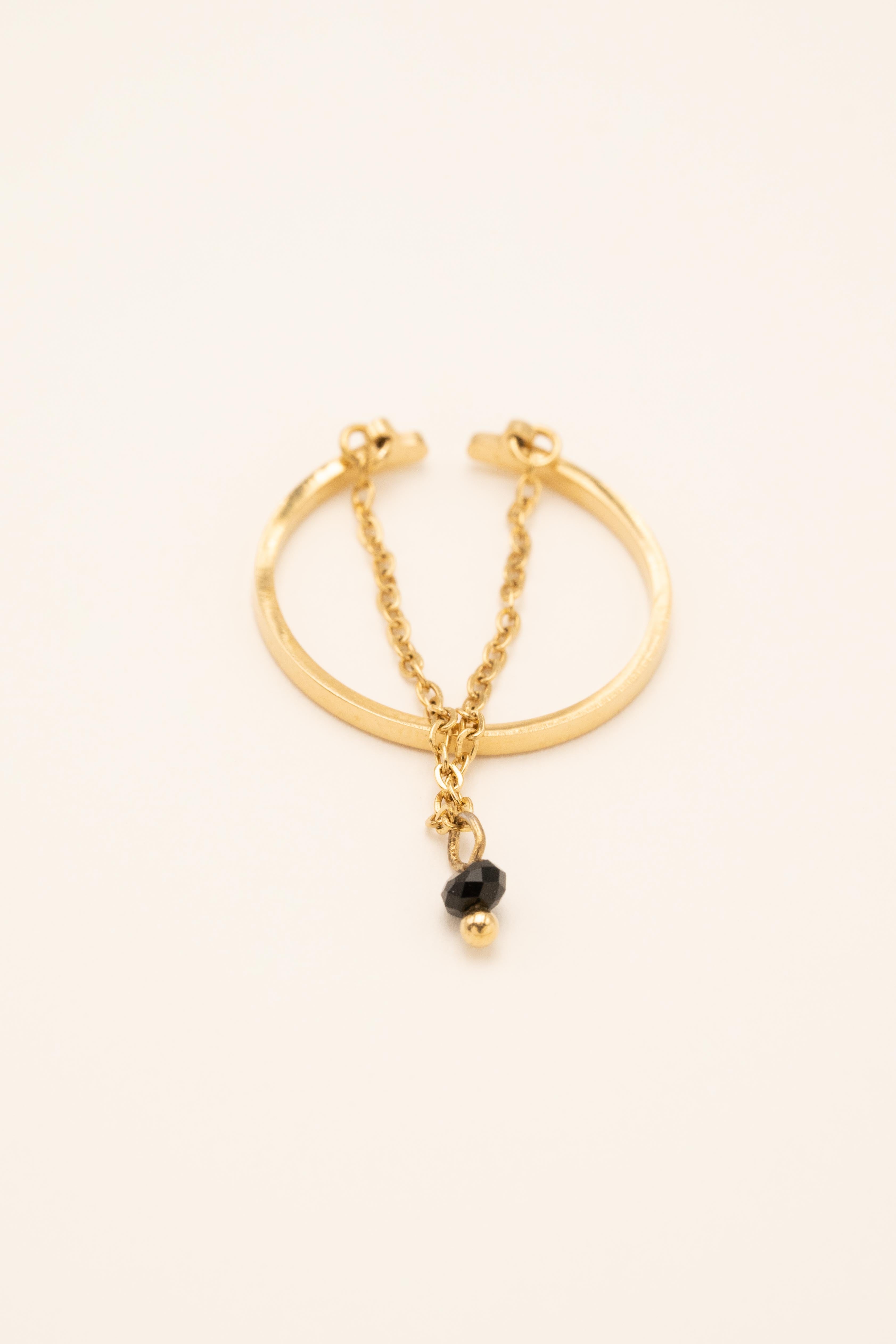 Bague Bohm Paris - Ambérine Bijoux Bohm Paris Noir