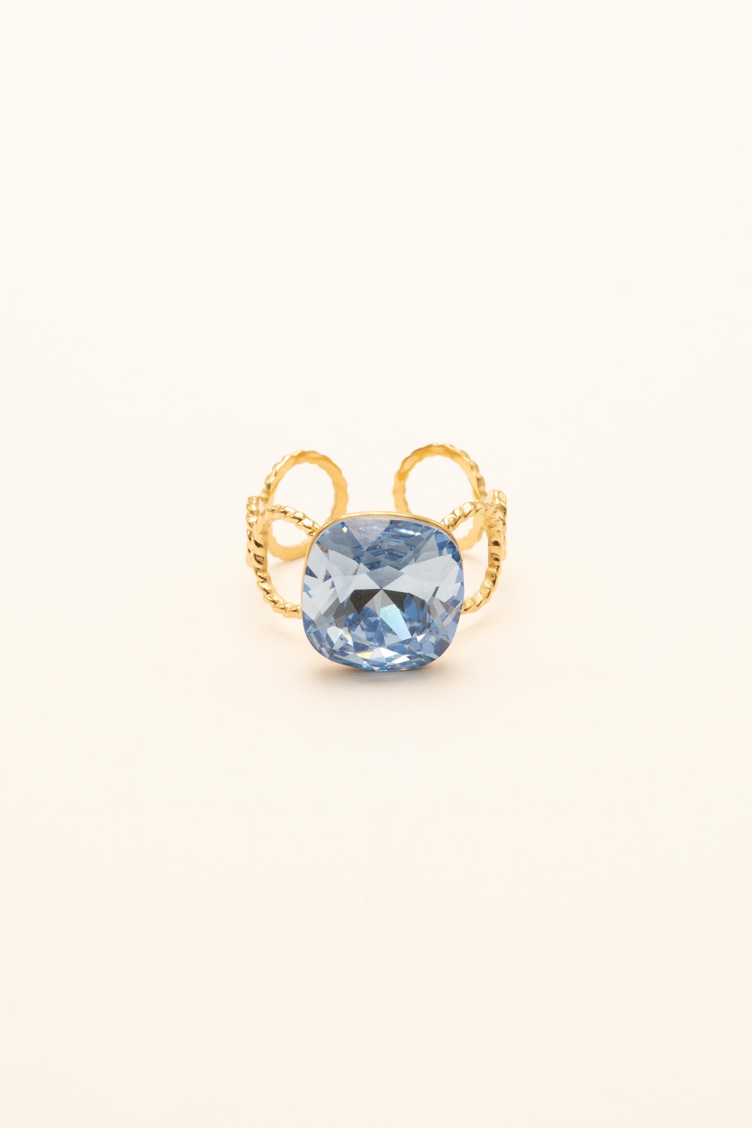 Bague Bohm Paris - Dasia Bagues Bohm Paris Bleu clair