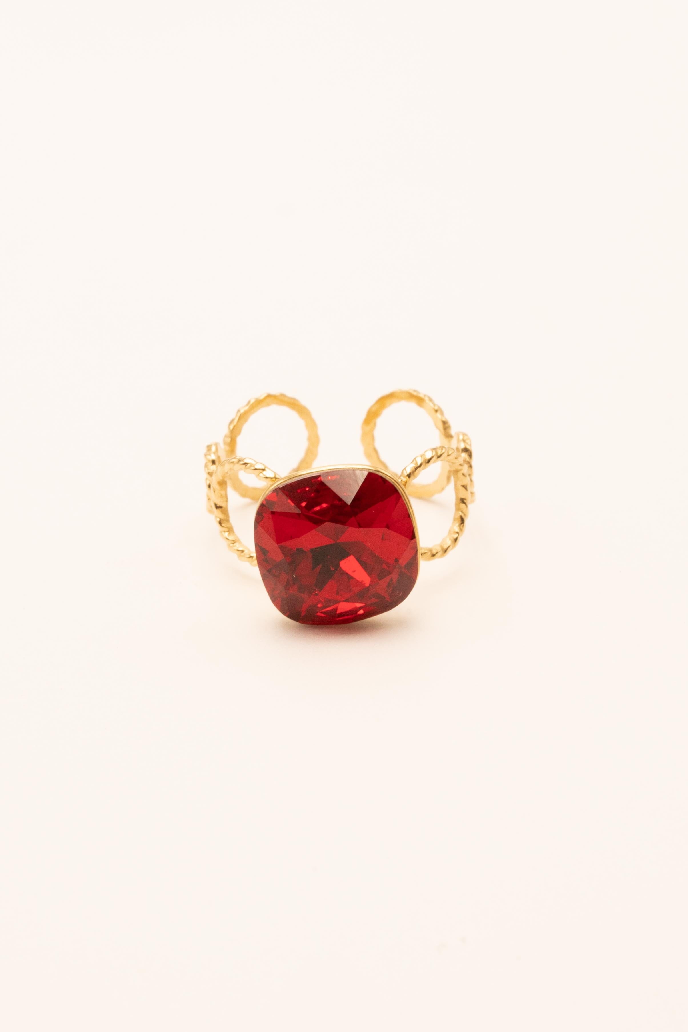 Bague Bohm Paris - Dasia Bagues Bohm Paris Rouge carmin