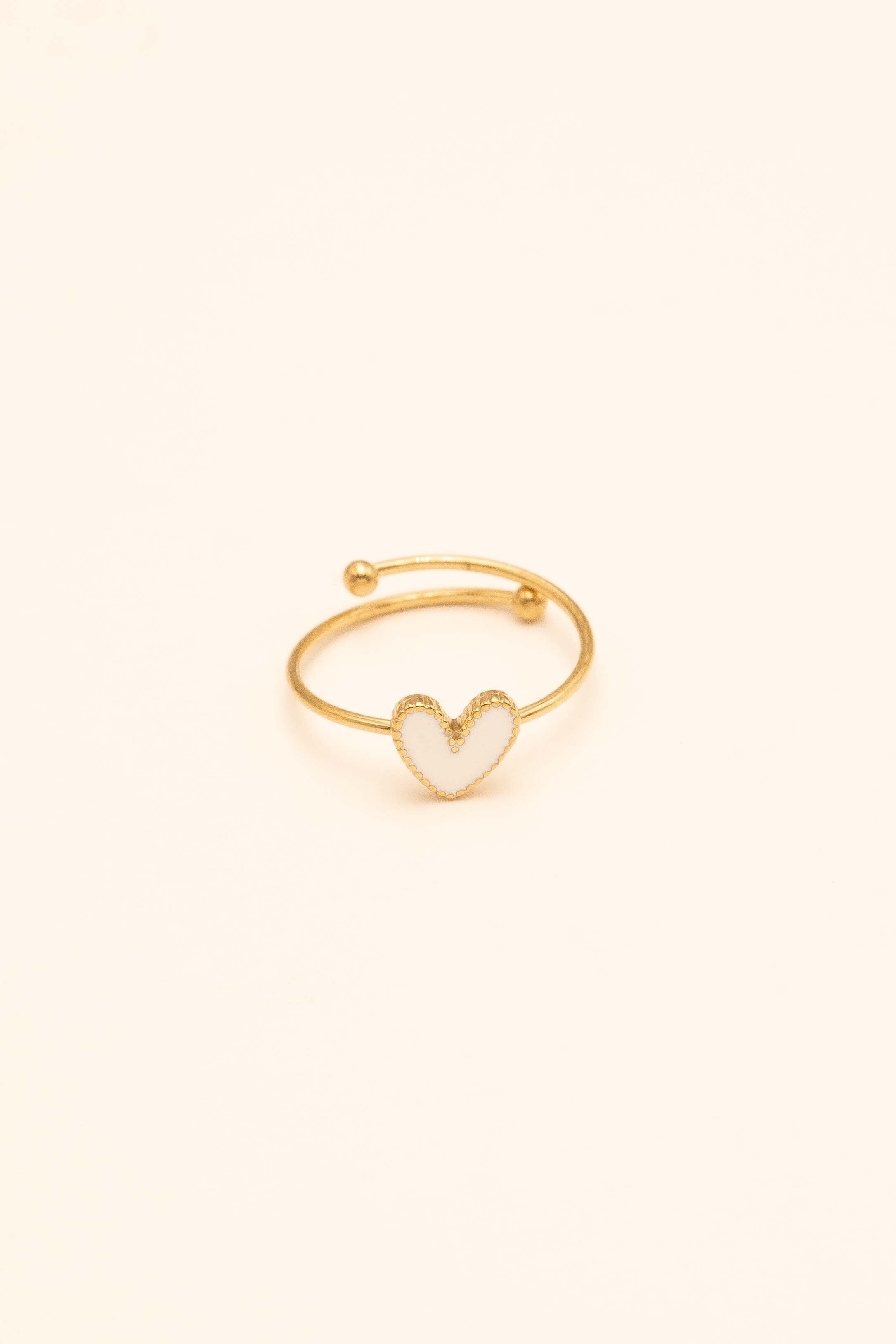 Bague Bohm Paris - Yesenia Bague Bohm Paris Blanc émail