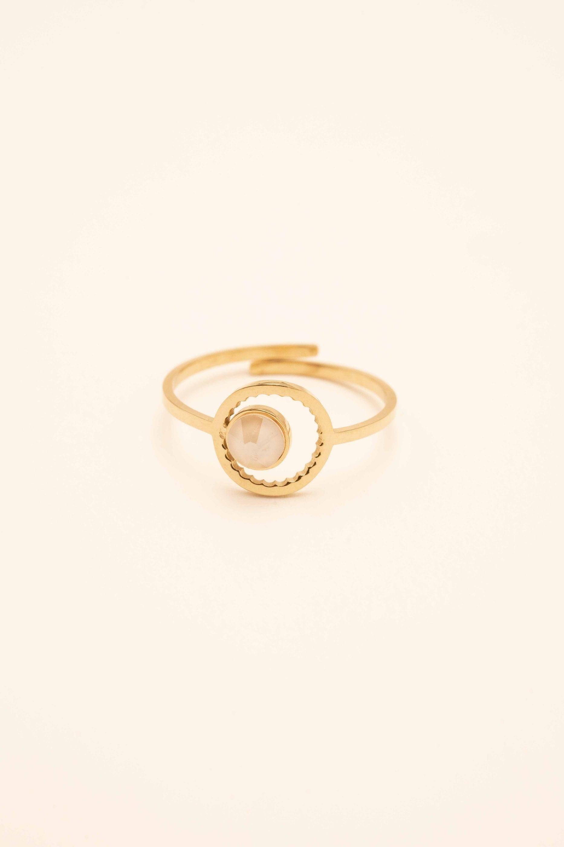Bague Sohan Bague Bohm Paris beige rosé