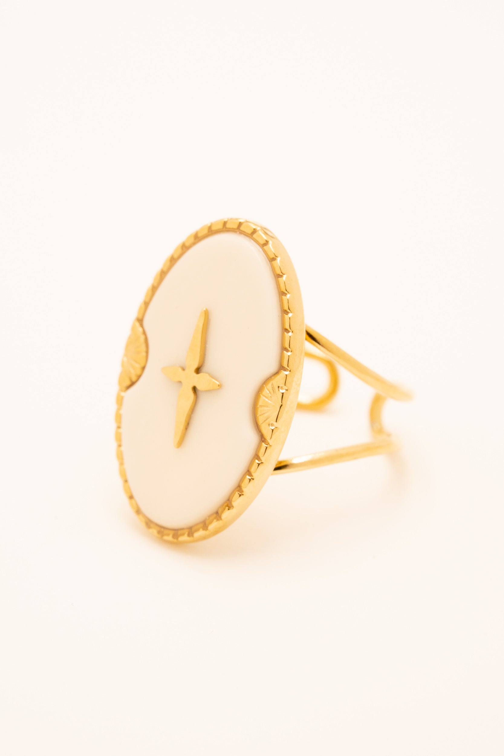 Bague Will Bagues Bohm Paris Blanc Acétate