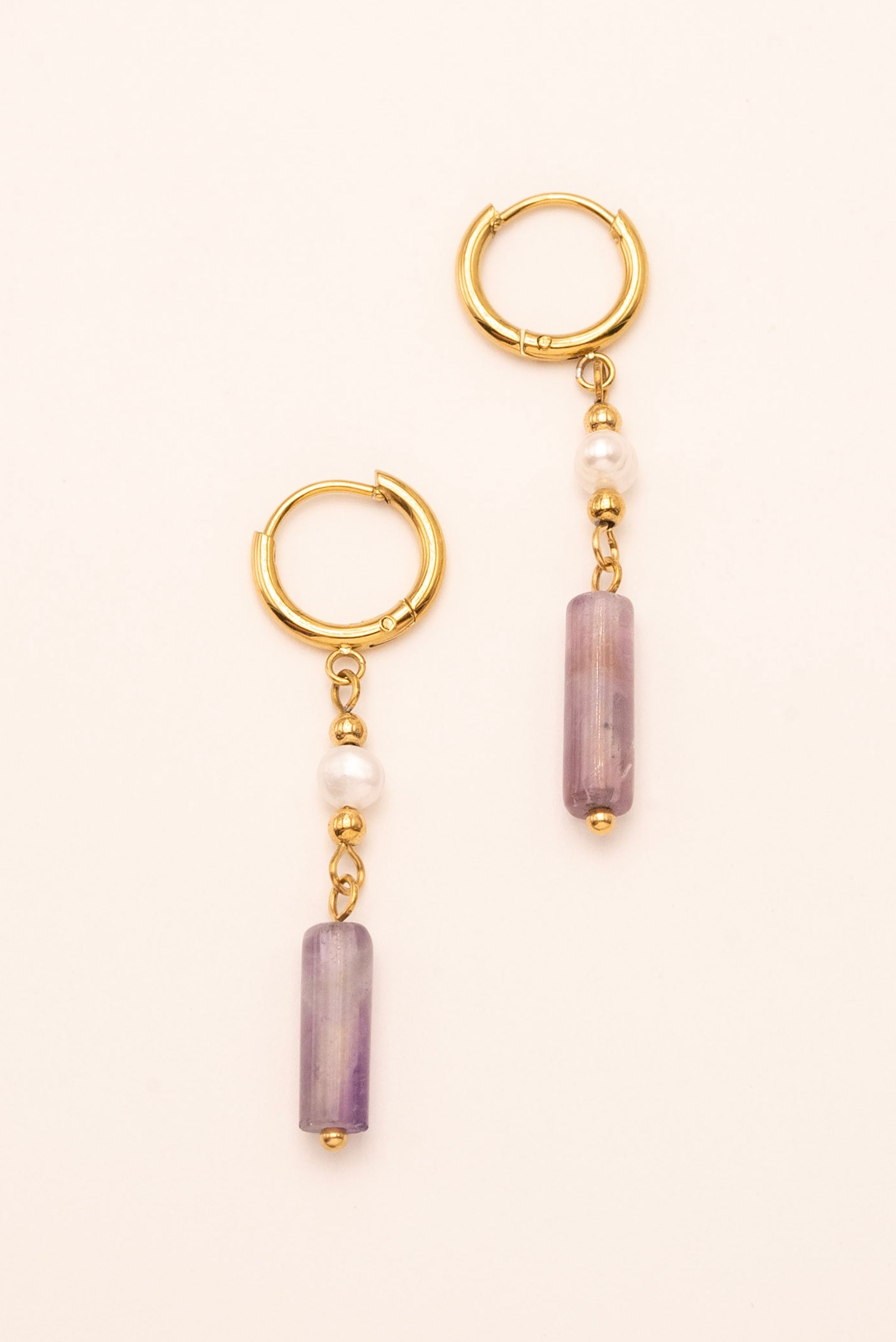 Boucle Bohm Paris - Aena Bijoux Bohm Paris Amethyste