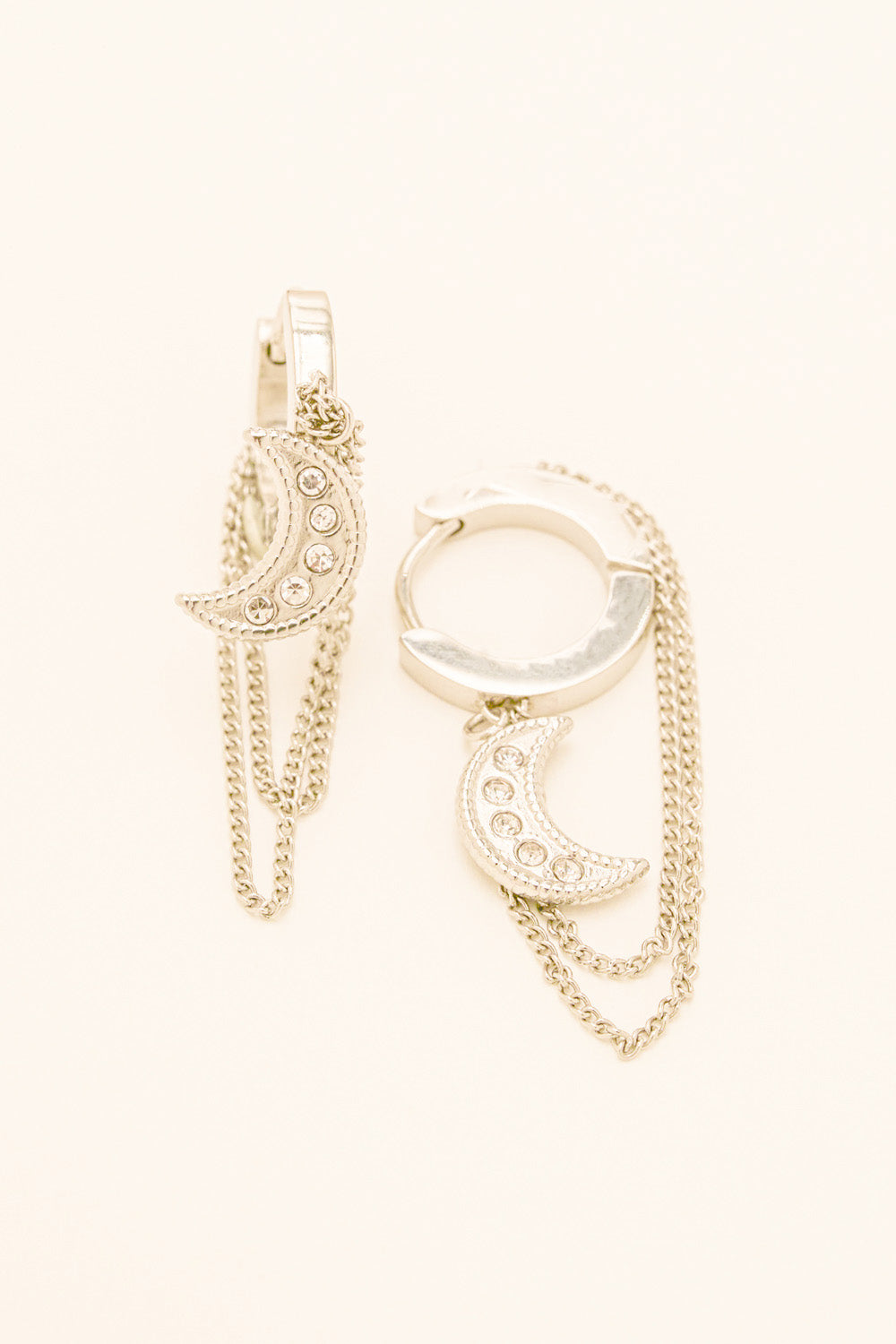 Boucles Bohm Paris - Mini Créoles Luna Bijoux Bohm Paris Argenté