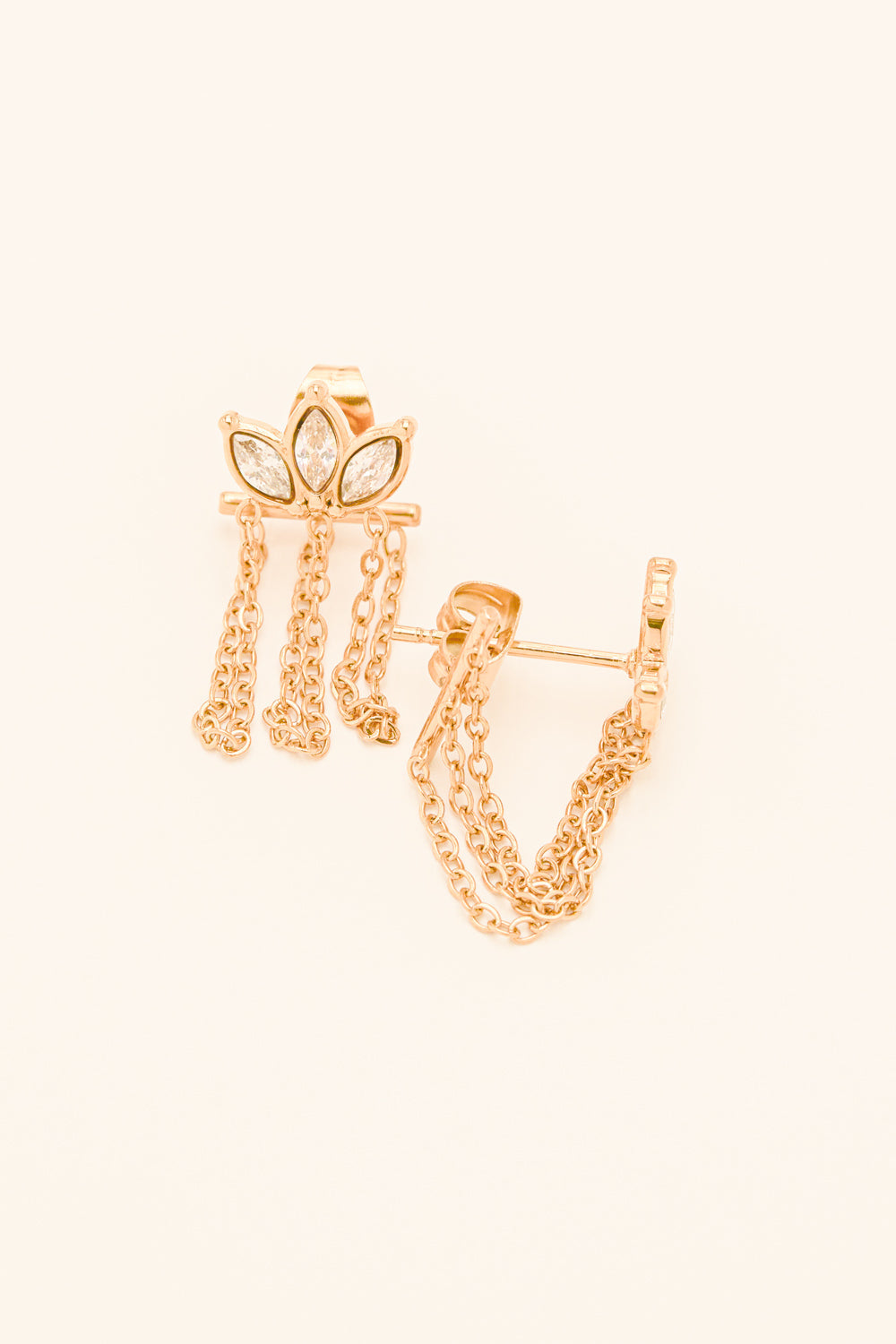 Boucles Bohm Paris - Puces Ciria Bijoux Bohm Paris Cristal