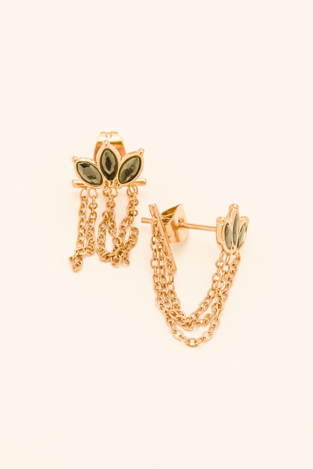 Boucles Bohm Paris - Puces Ciria Bijoux Bohm Paris Noir
