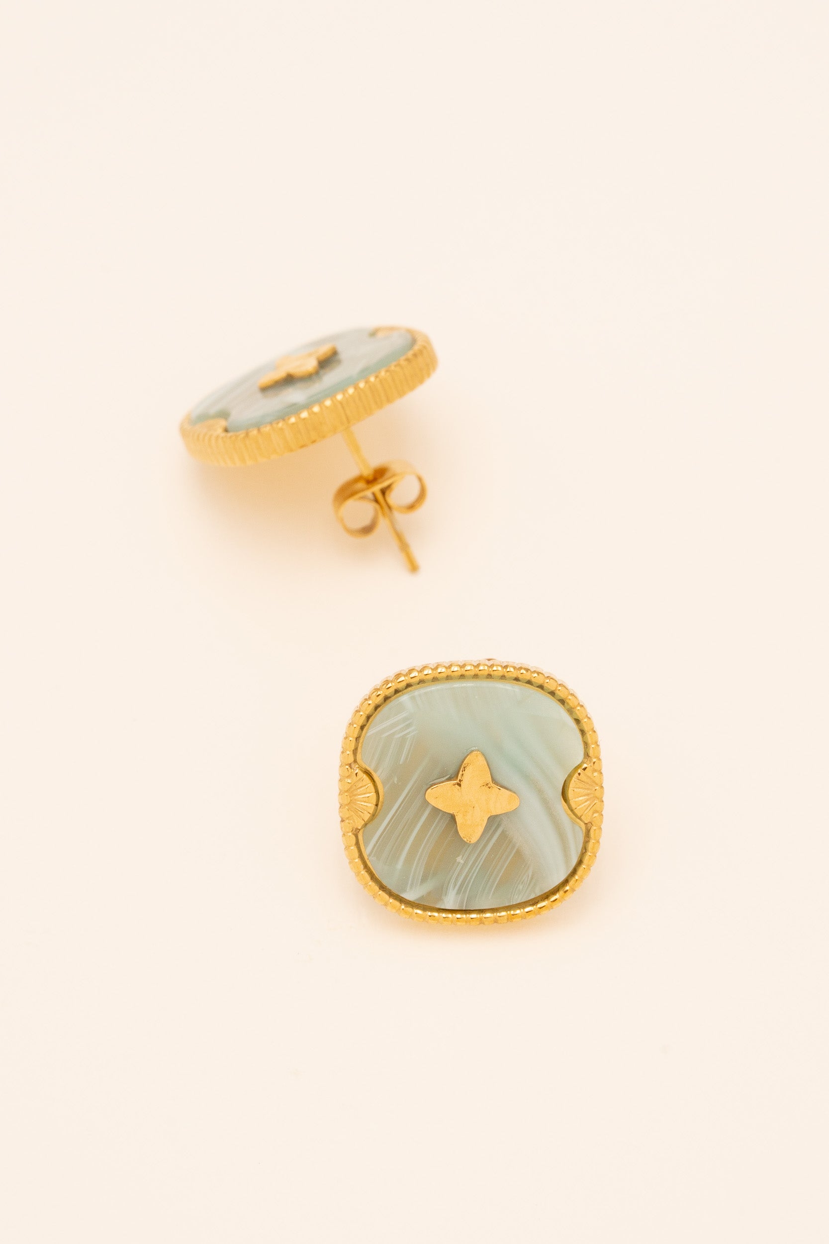 Boucles Devon Bohm Paris Bleu clair acétate