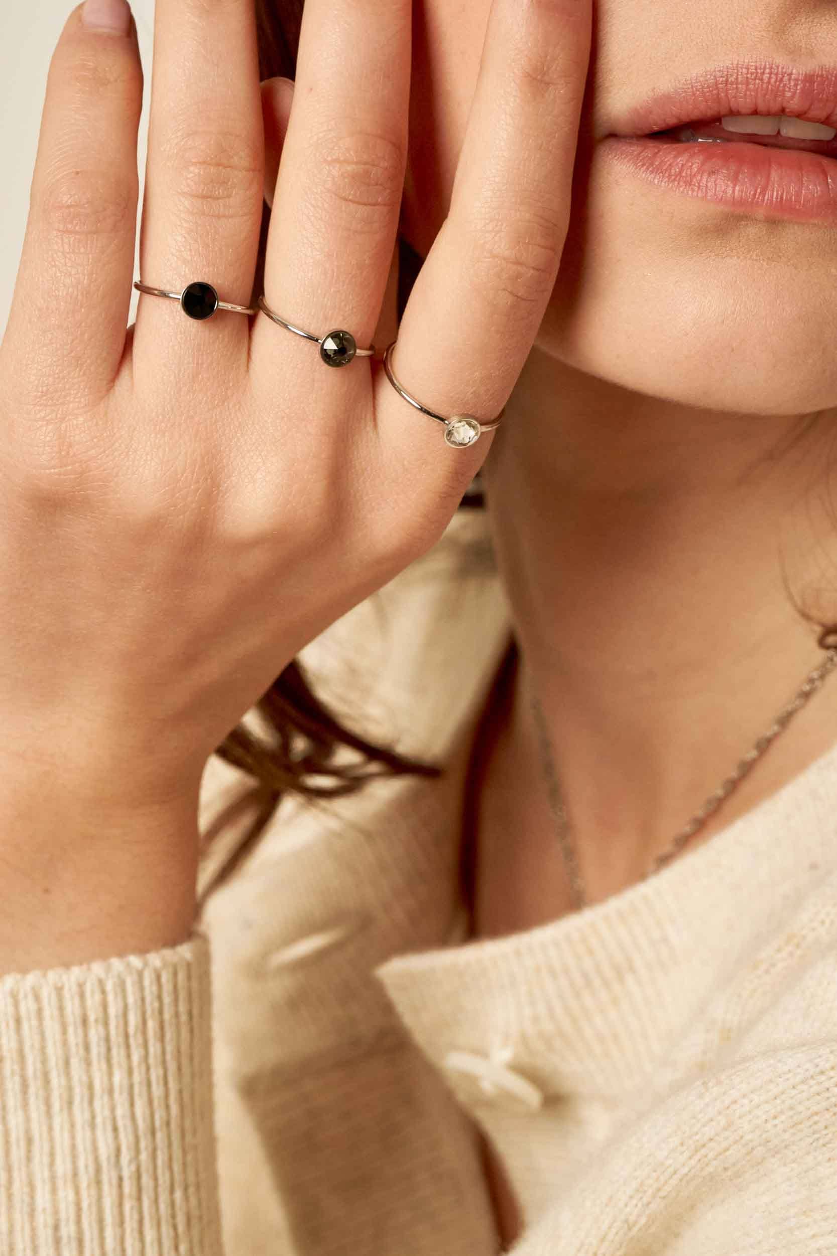 Coffrets bagues Ally - Argenté Bague Bohm Paris