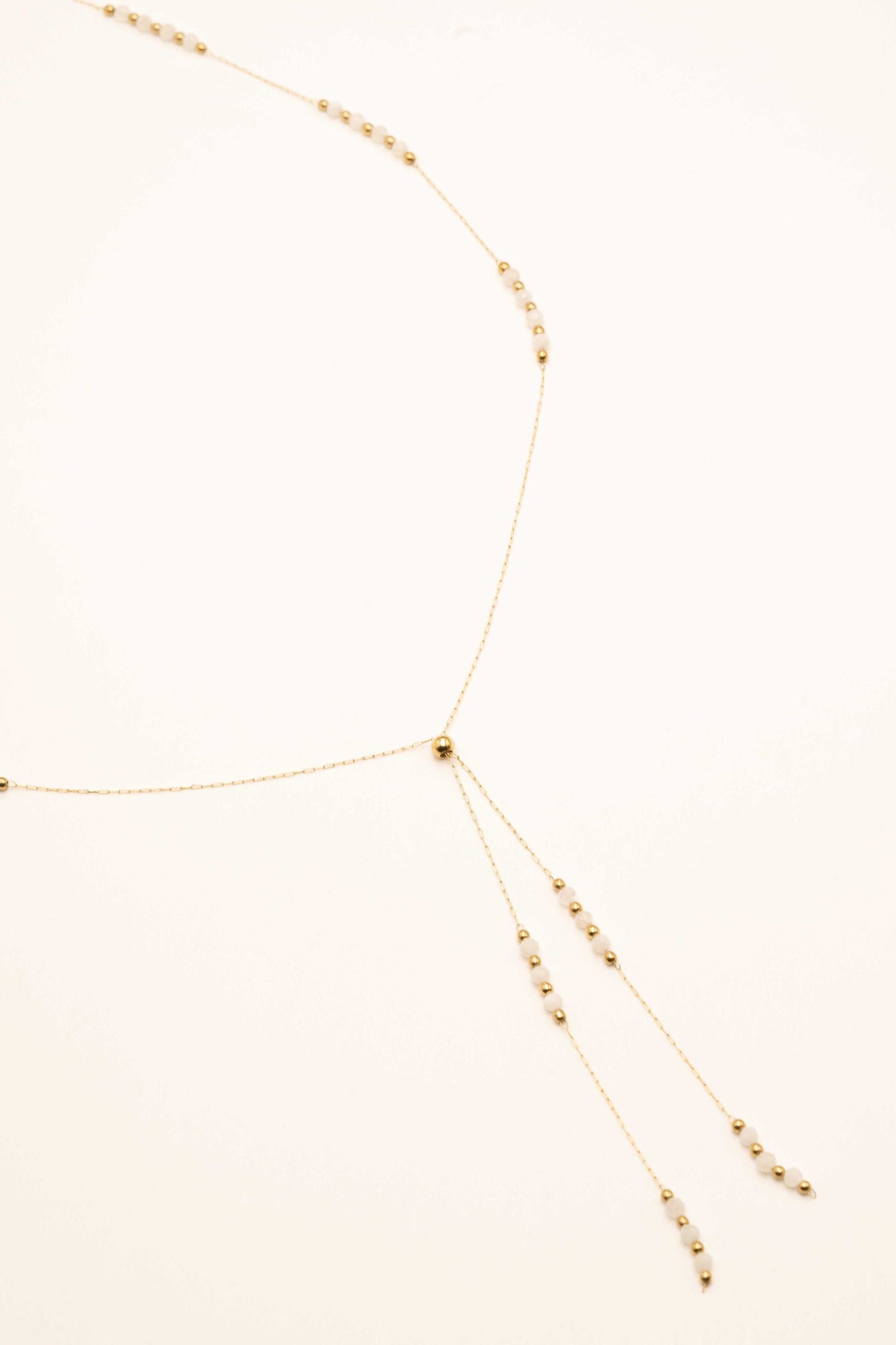 Collier Bohm Paris - Carra Collier Bohm Paris Agate blanche
