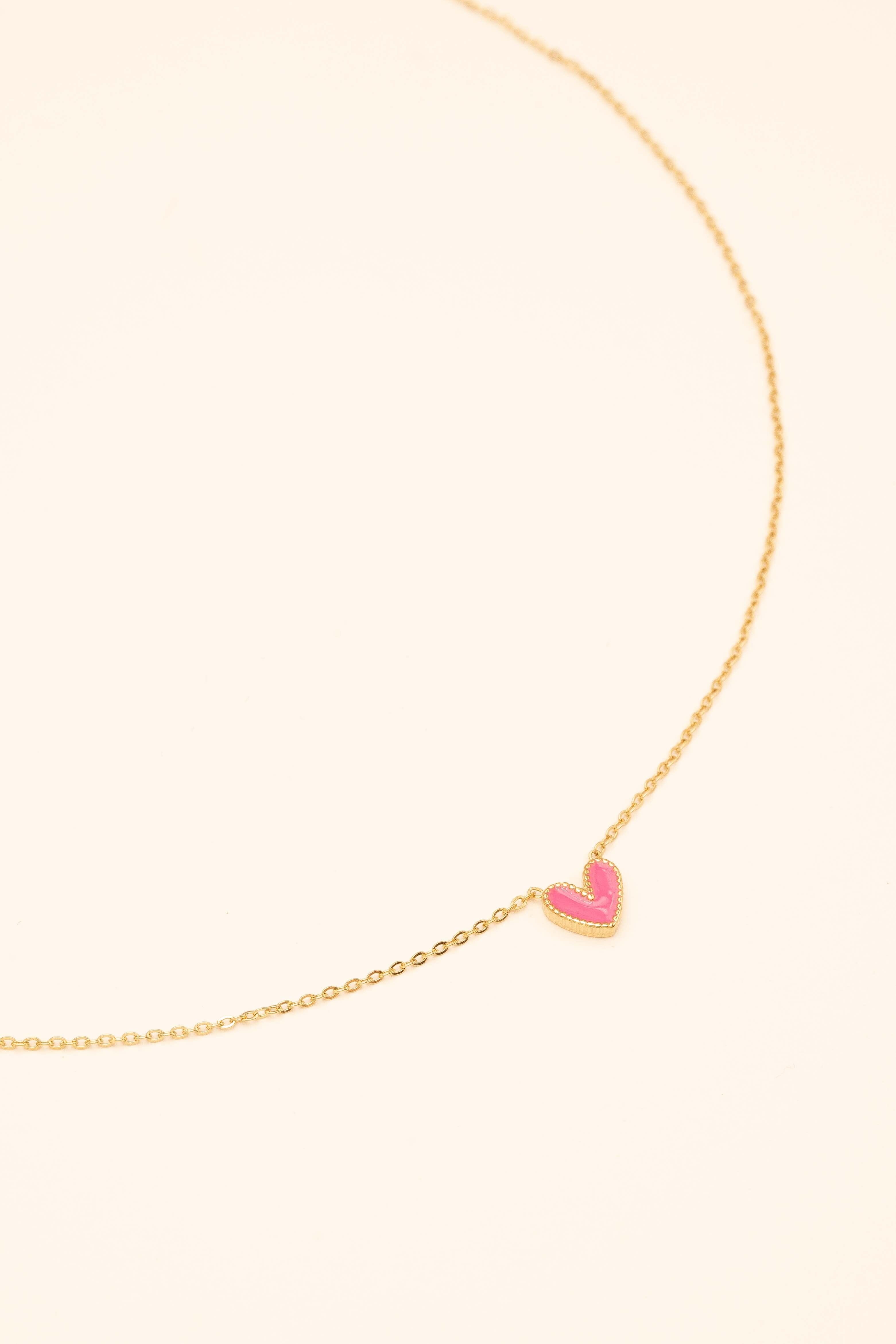 Collier Bohm Paris - Yesenia Bijoux Bohm Paris Fuchsia émail