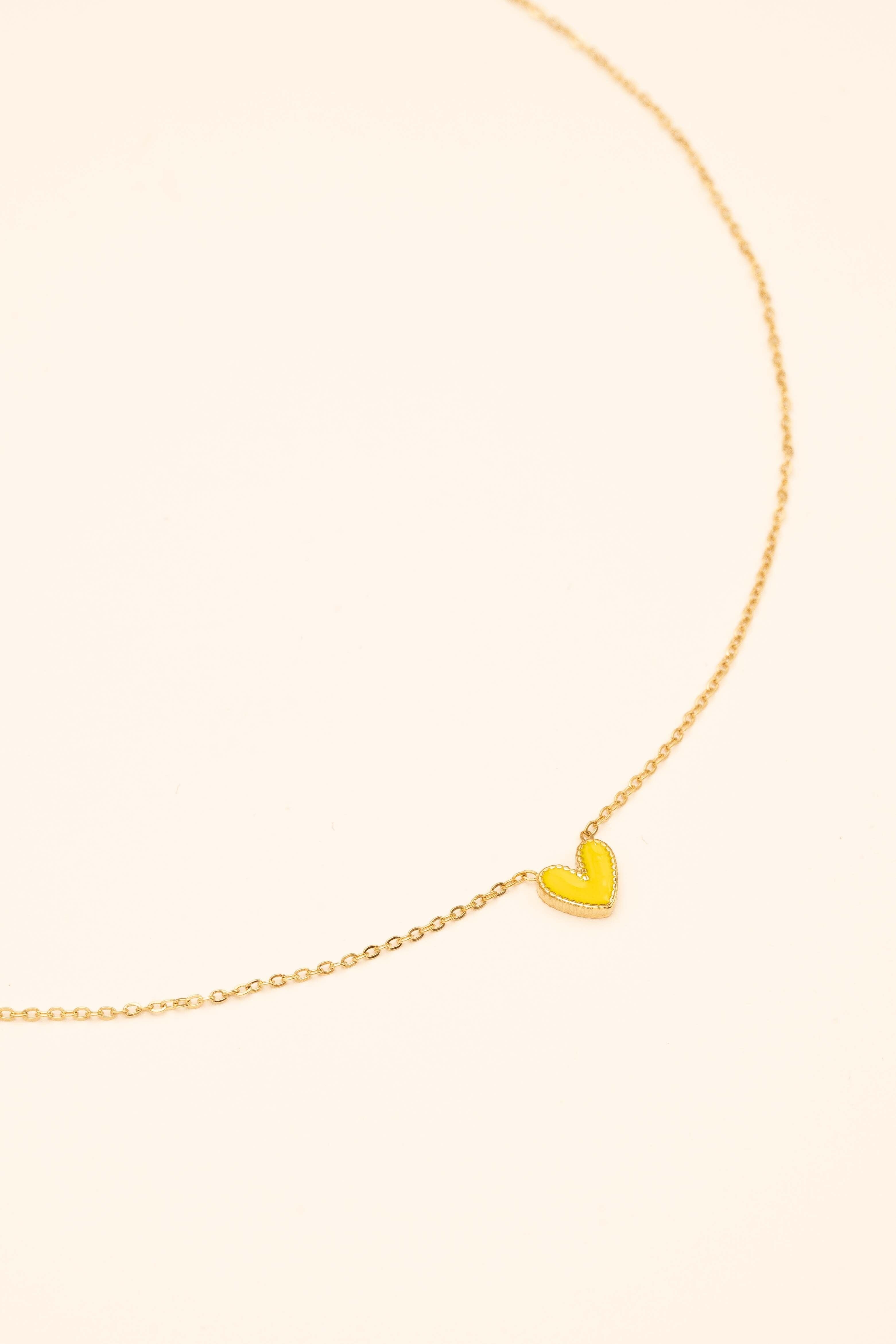 Collier Bohm Paris - Yesenia Bijoux Bohm Paris jaune émail