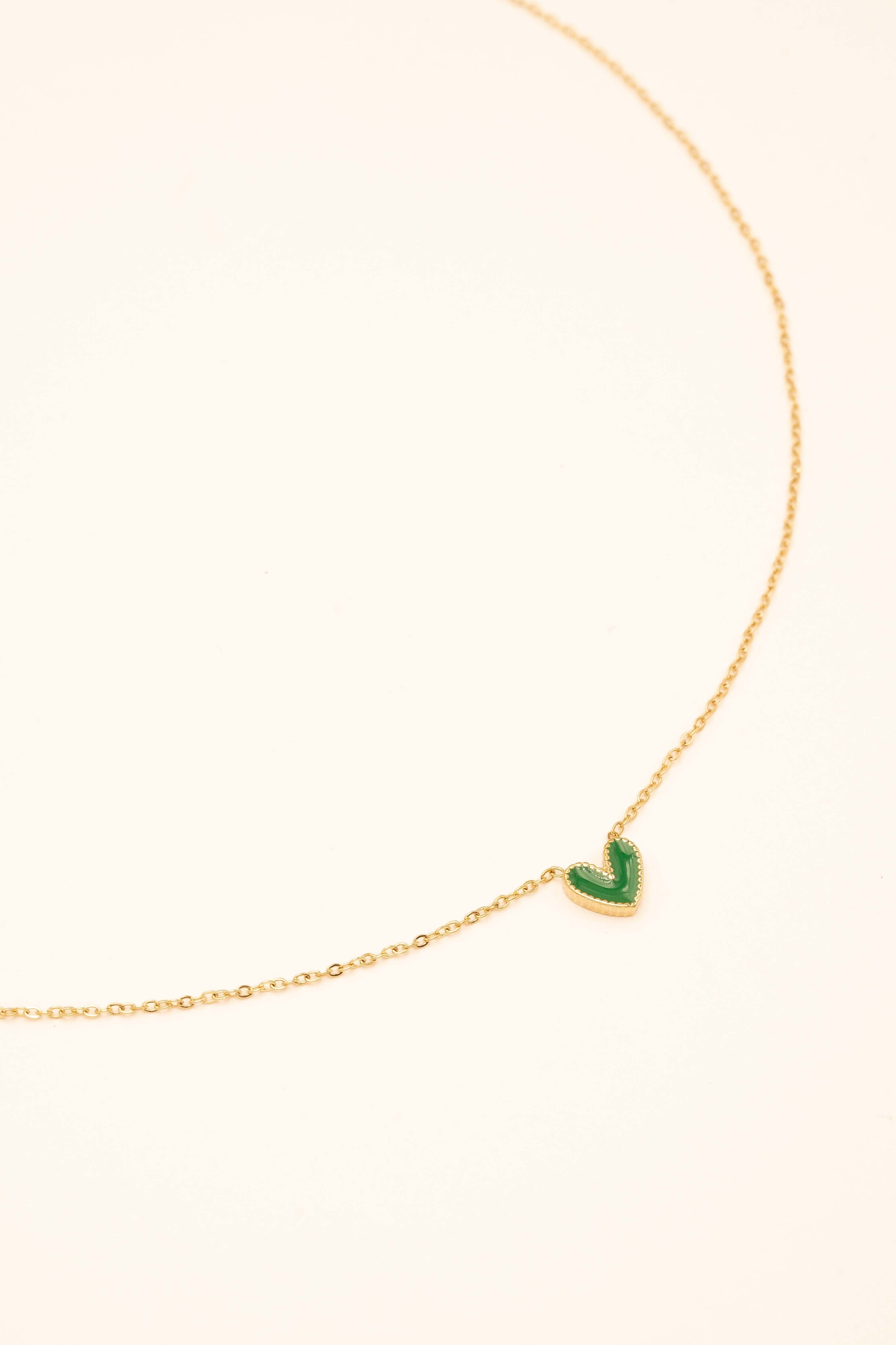 Collier Bohm Paris - Yesenia Bijoux Bohm Paris vert foncé émail