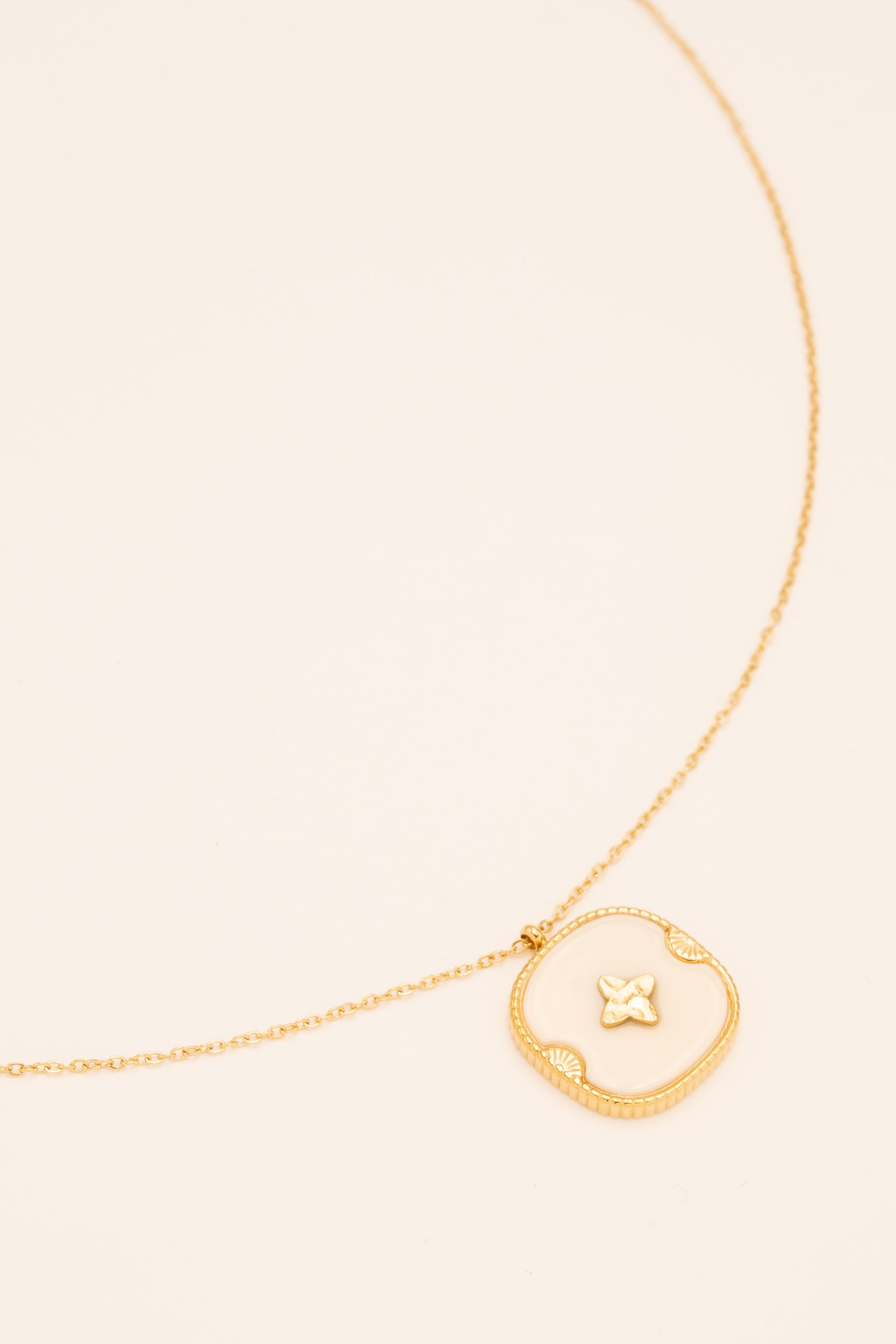 Collier Devon Colliers Bohm Paris Blanc Acétate