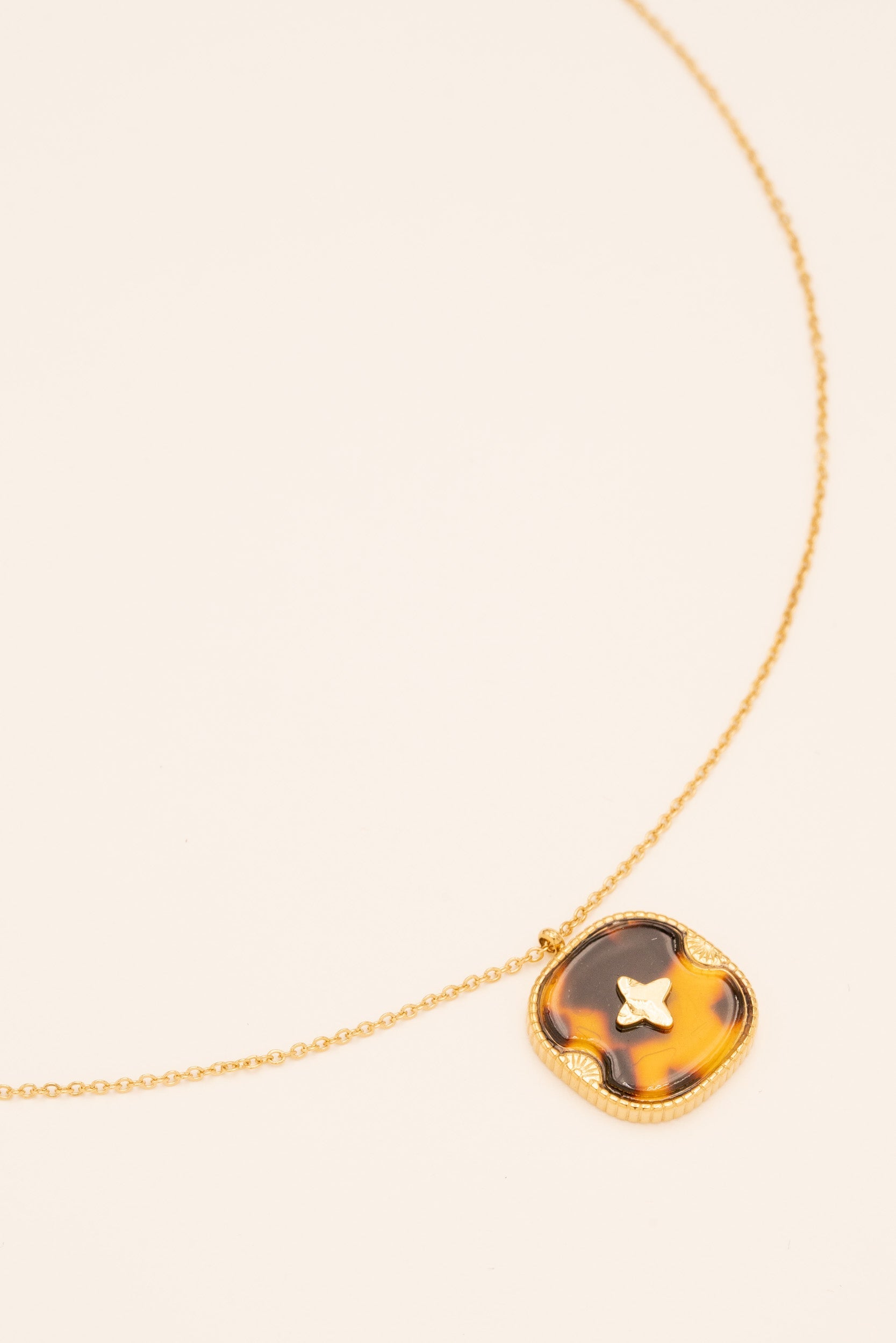 Collier Devon Colliers Bohm Paris Léopard Acétate