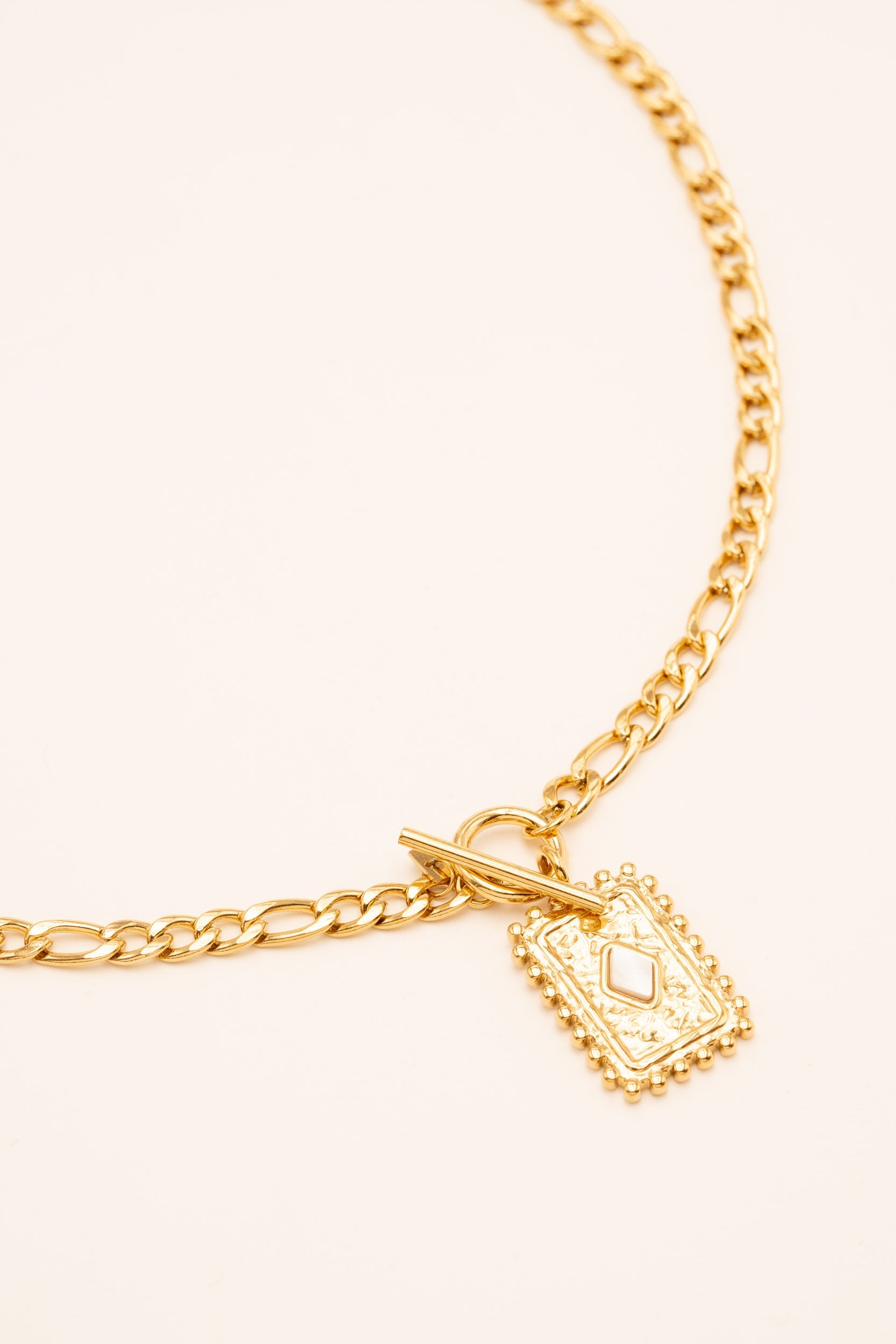Collier mailles Cardi Colliers Bohm Paris Nacre Blanche