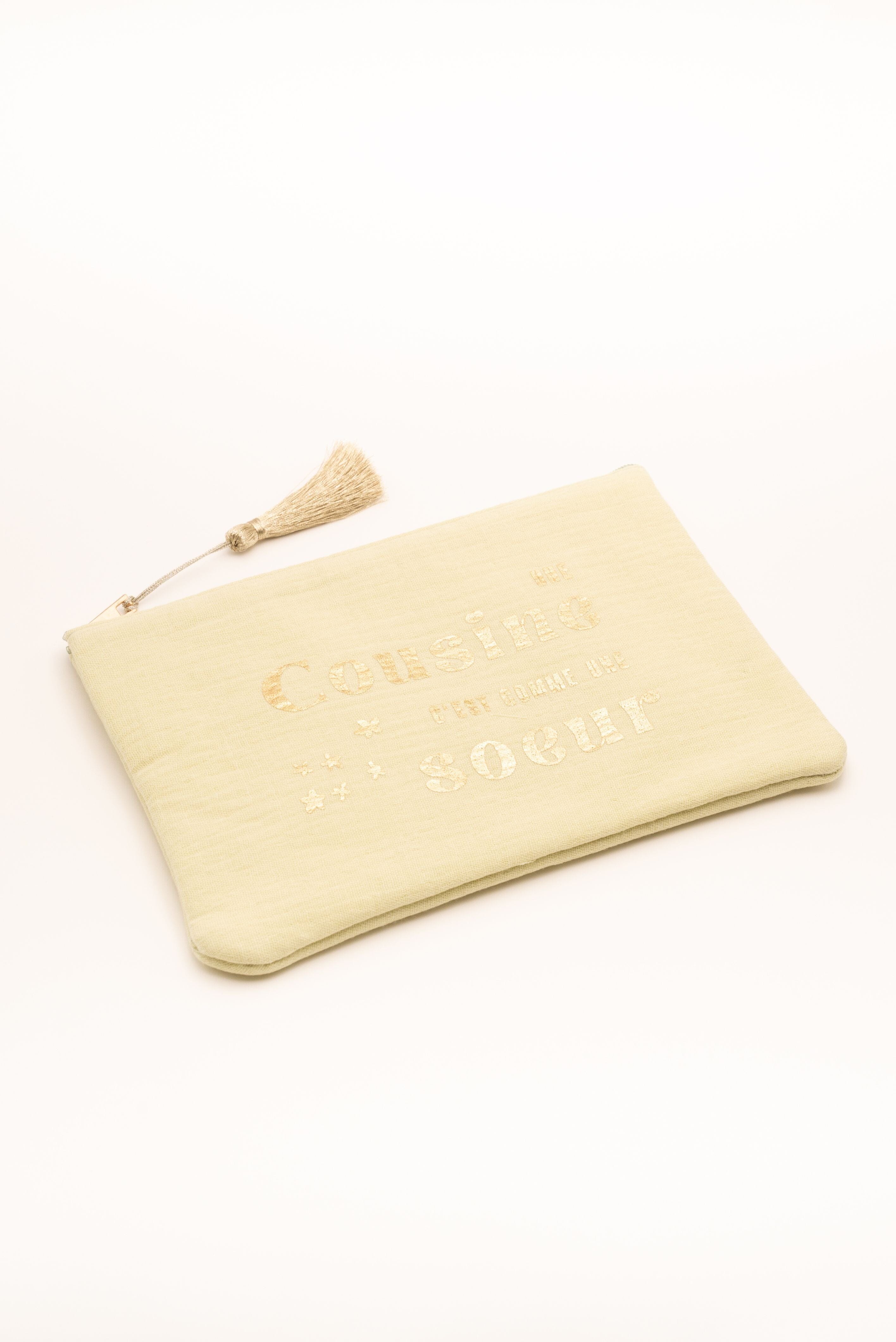 Pochette Bohm Paris - Cousine chérie Pochette Bohm Paris Jaune textile