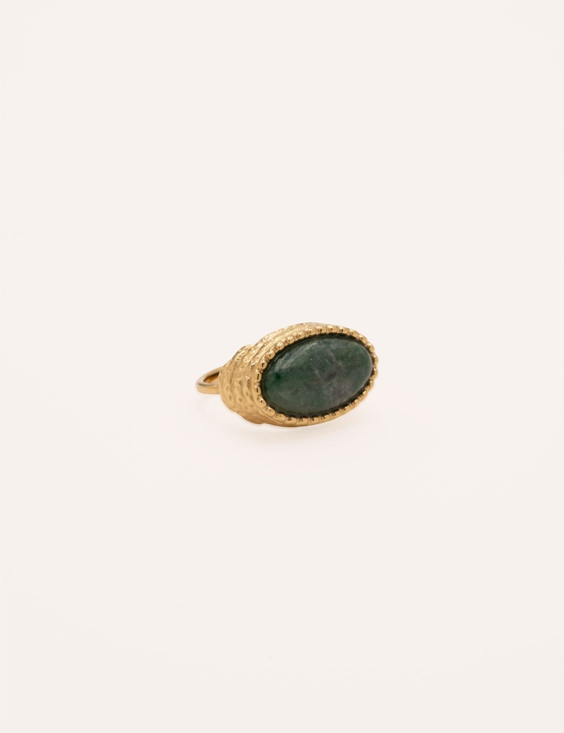 Bague Bohm Paris - Venise Bagues Fines Bohm Paris Jaspe vert 