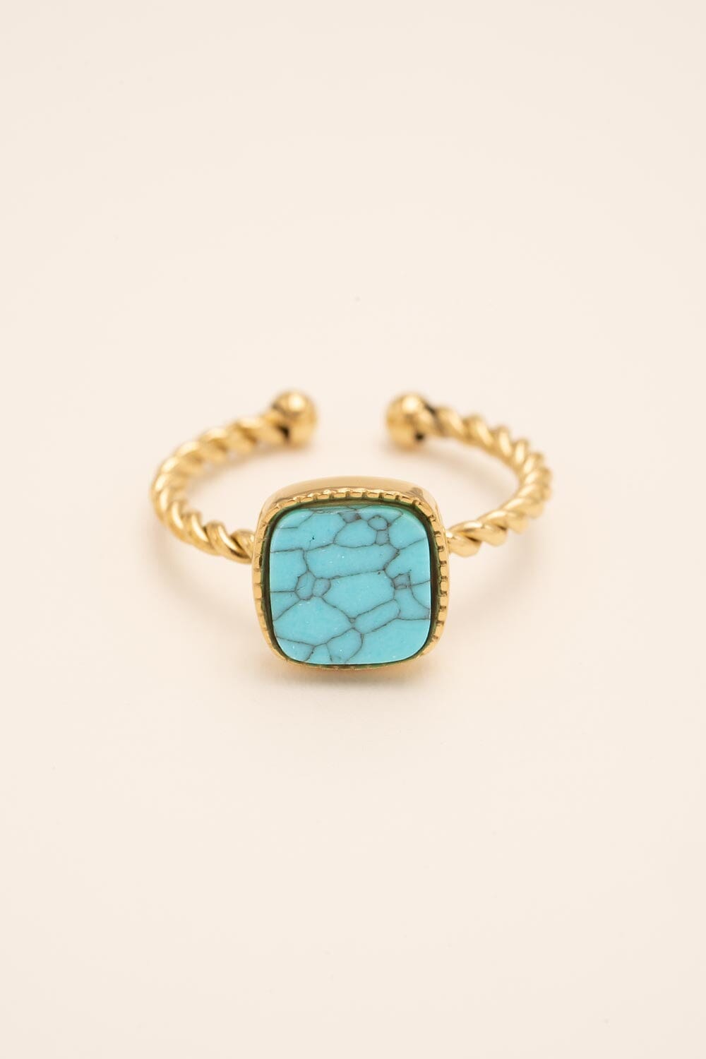 Bague Bohm Paris - Chloefina Bagues fines Bohm Paris Howlite bleue 