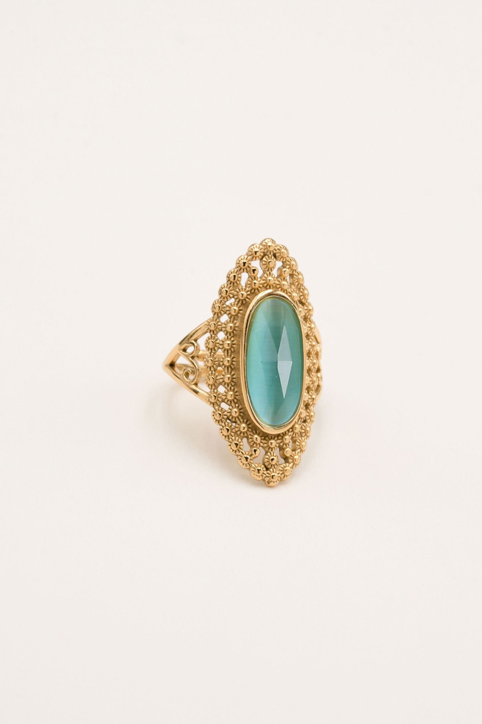 Bague Bohm Paris - Clairia Bagues Bohm Paris Bleu oeil de chat 