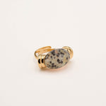 Bague Bohm Paris - Claryssia Bagues Bohm Paris Jaspe dalmatien 