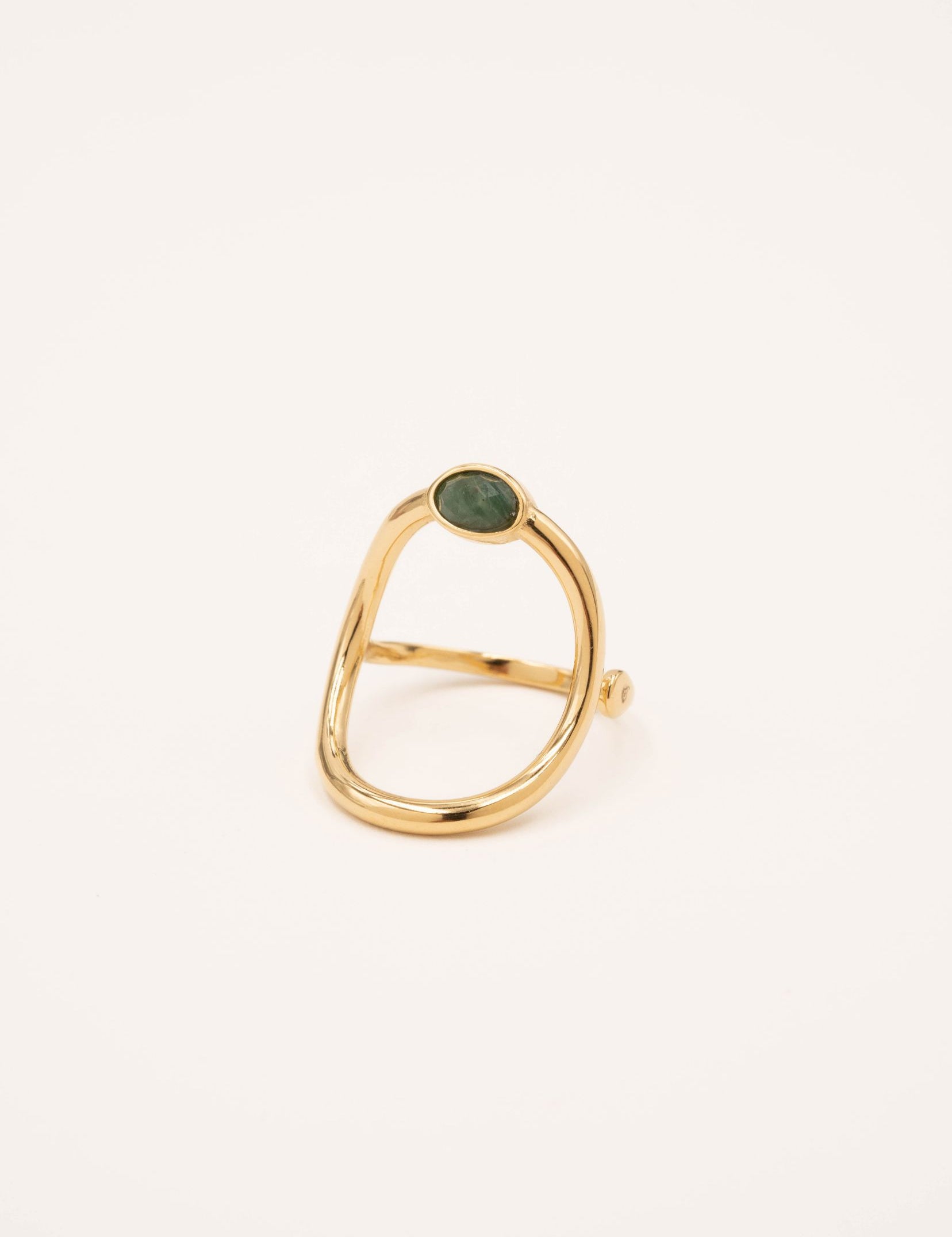Bague Bohm Paris - Diania Bague Épaisses Bohm Paris Jaspe vert 