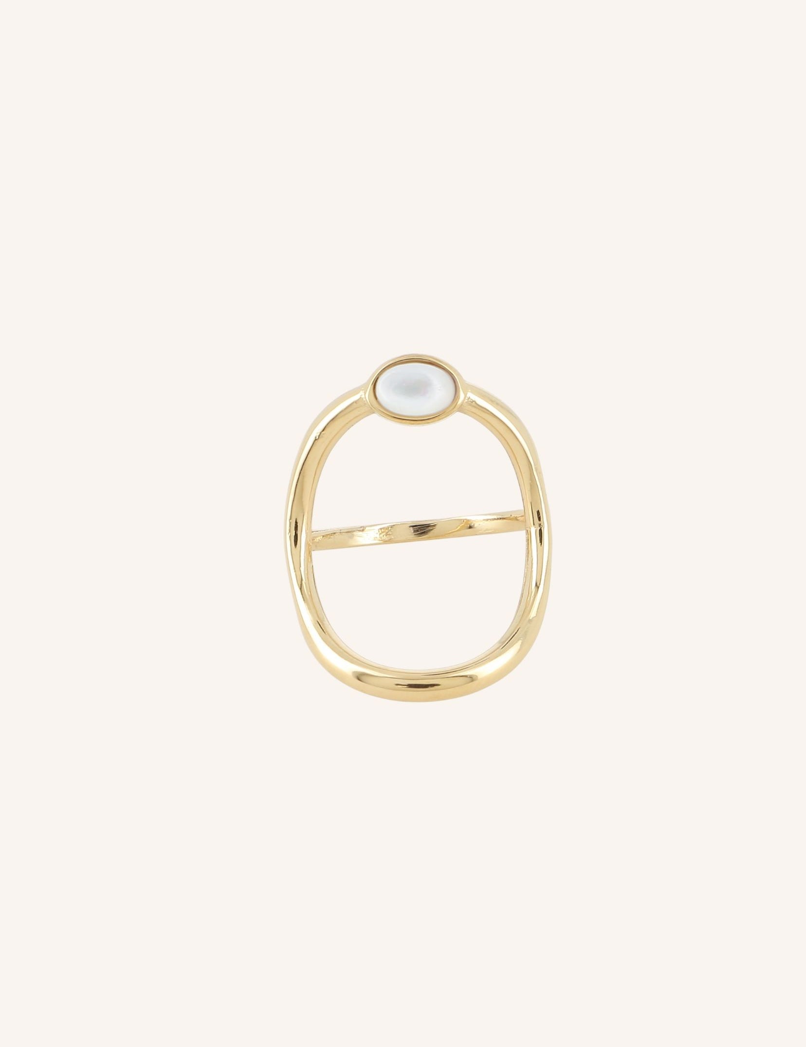 Bague Bohm Paris - Diania Bague Épaisses Bohm Paris Nacre Blanche 