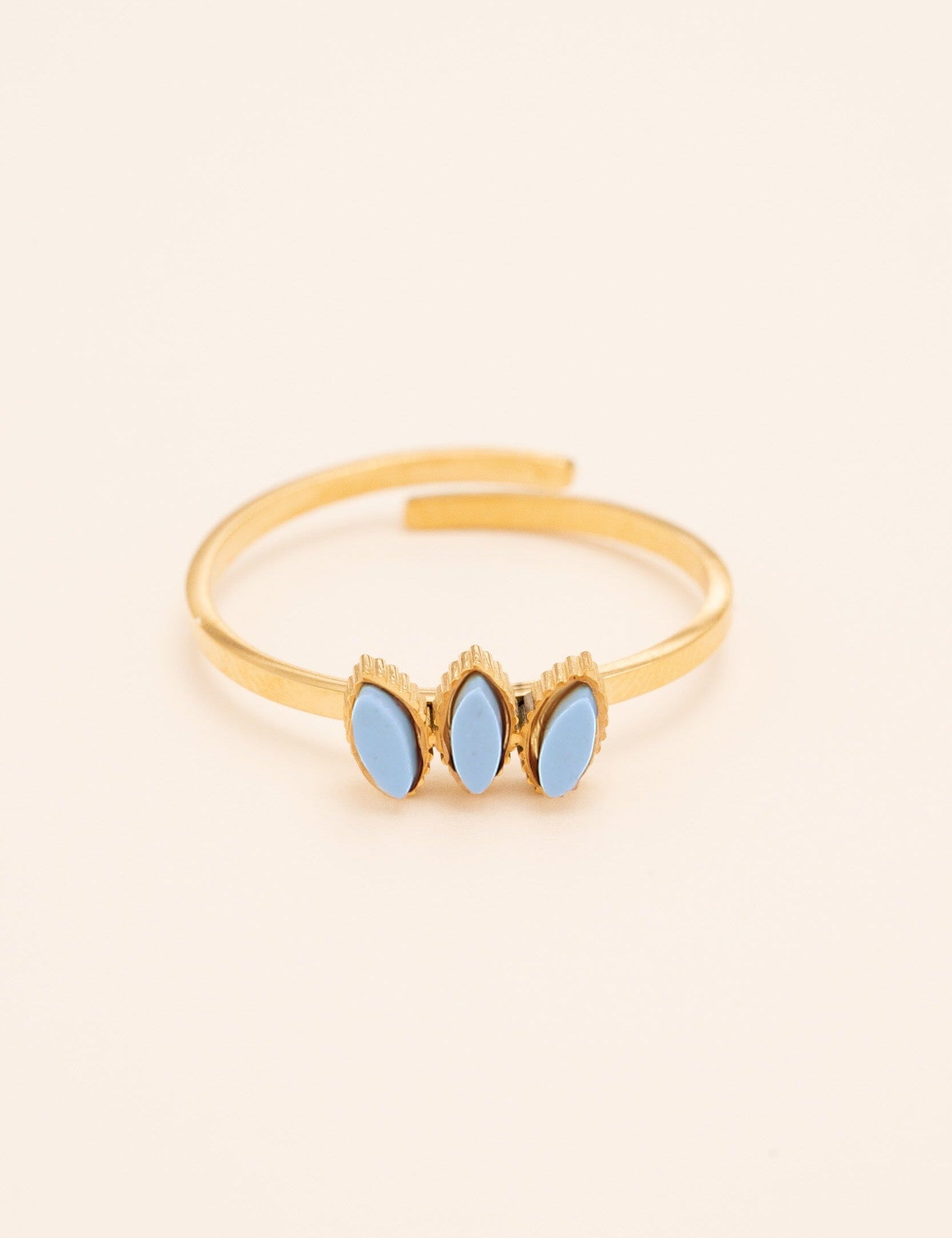 Bague Bohm Paris - Frances Bagues Bohm Paris Howlite bleue 