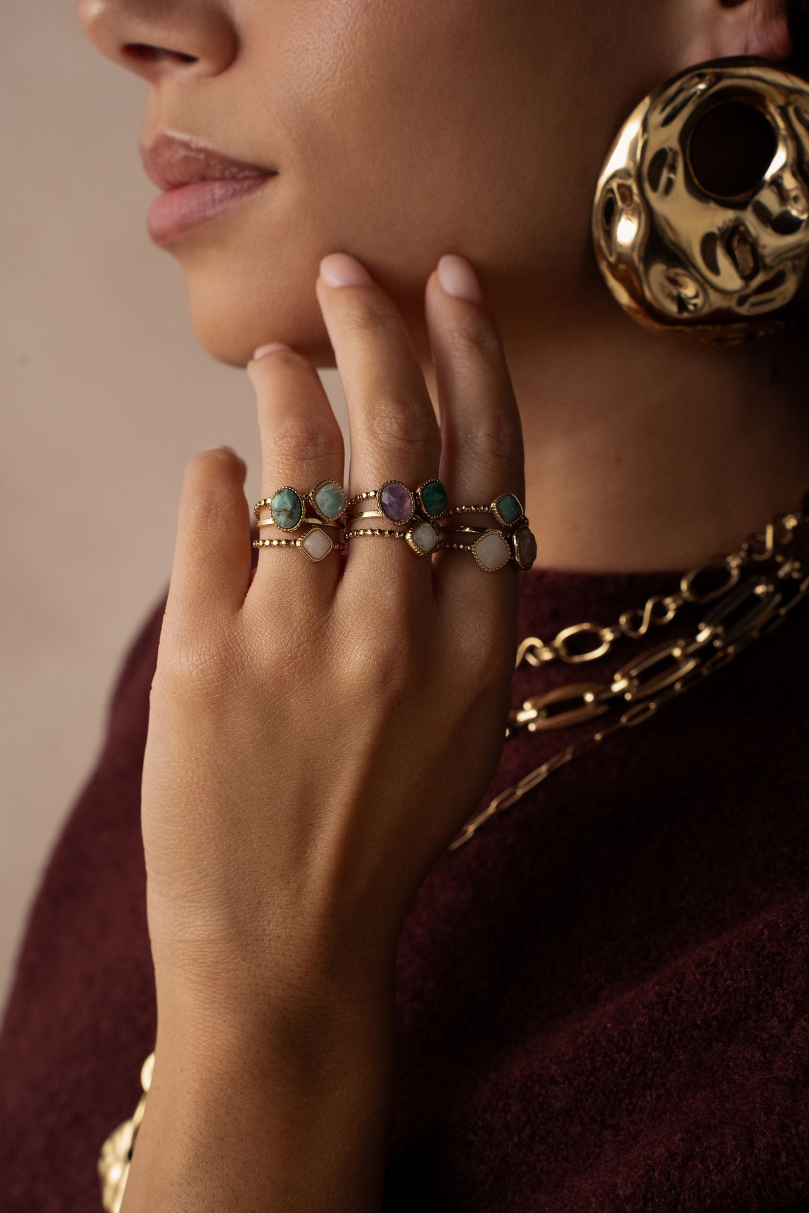 Bague Bohm Paris - Gaïa Bague Épaisses Bohm Paris 