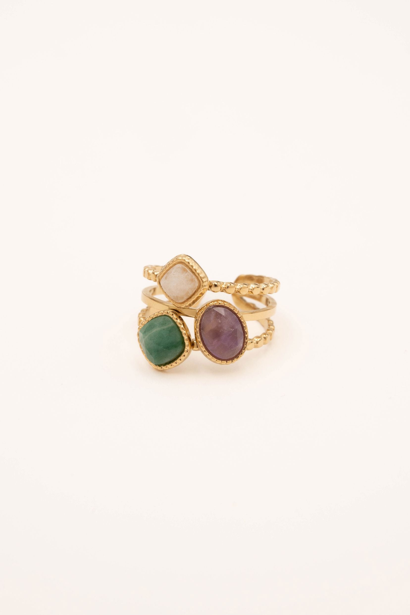 Bague Bohm Paris - Gaïa Bague Épaisses Bohm Paris Amethyste 