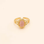 Bague Bohm Paris - Galina Bague Bohm Paris Rose oeil de chat 