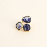 Bague Bohm Paris - Idrissa Bagues Bohm Paris Agate Bleue 