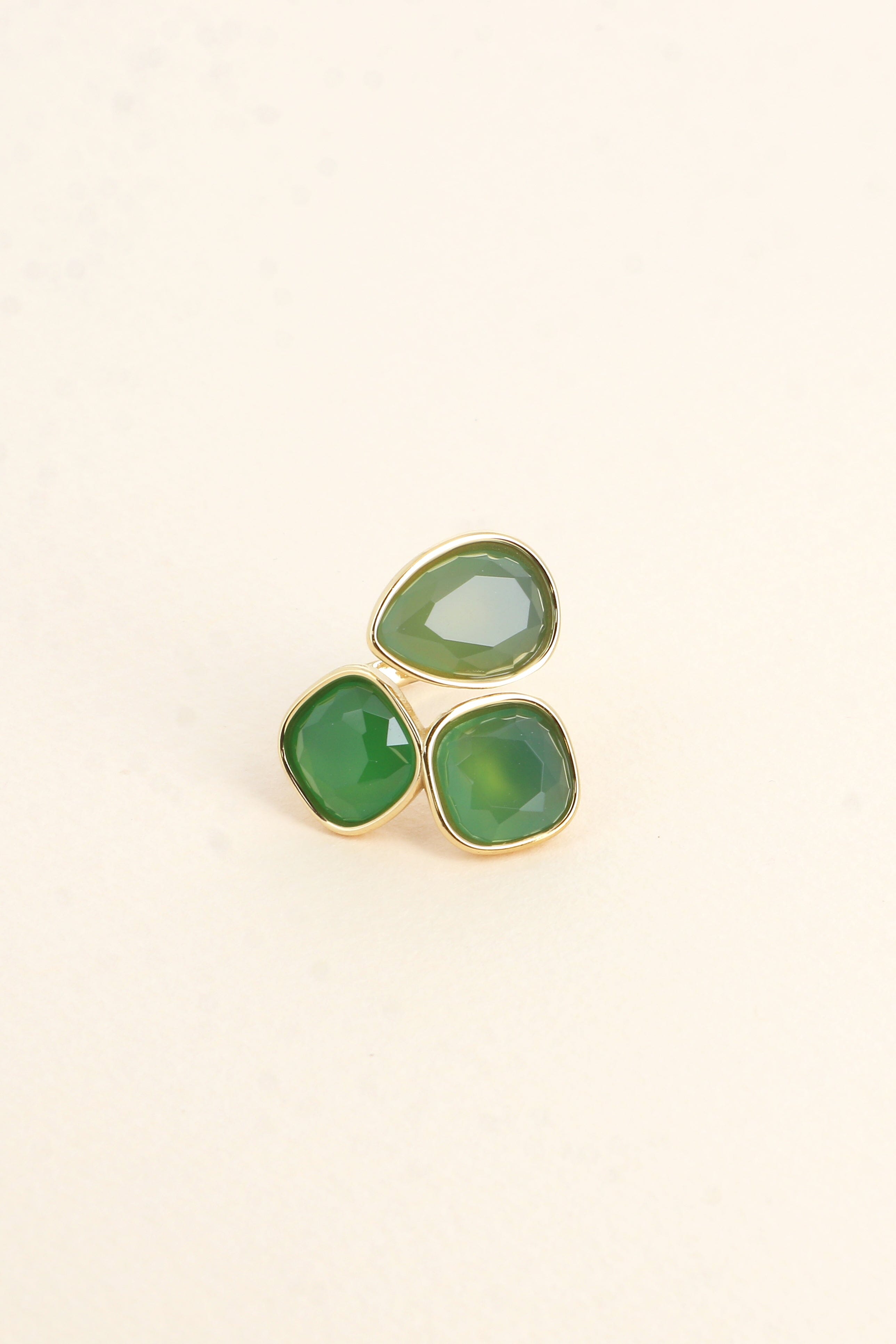 Bague Bohm Paris - Idrissa Bagues Bohm Paris Agate verte 