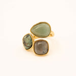 Bague Bohm Paris - Idrissa Bagues Bohm Paris Aventurine verte / Turquoise Africaine 