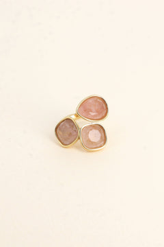 Bague Bohm Paris - Idrissa Bagues Bohm Paris Quartz fraise 