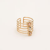 Bague Bohm Paris - Laly Bagues Bohm Paris Jaspe dalmatien 