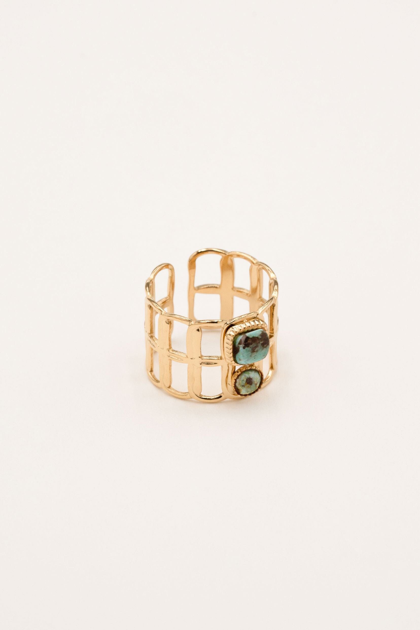 Bague Bohm Paris - Loly Bagues Bohm Paris Turquoise africaine 
