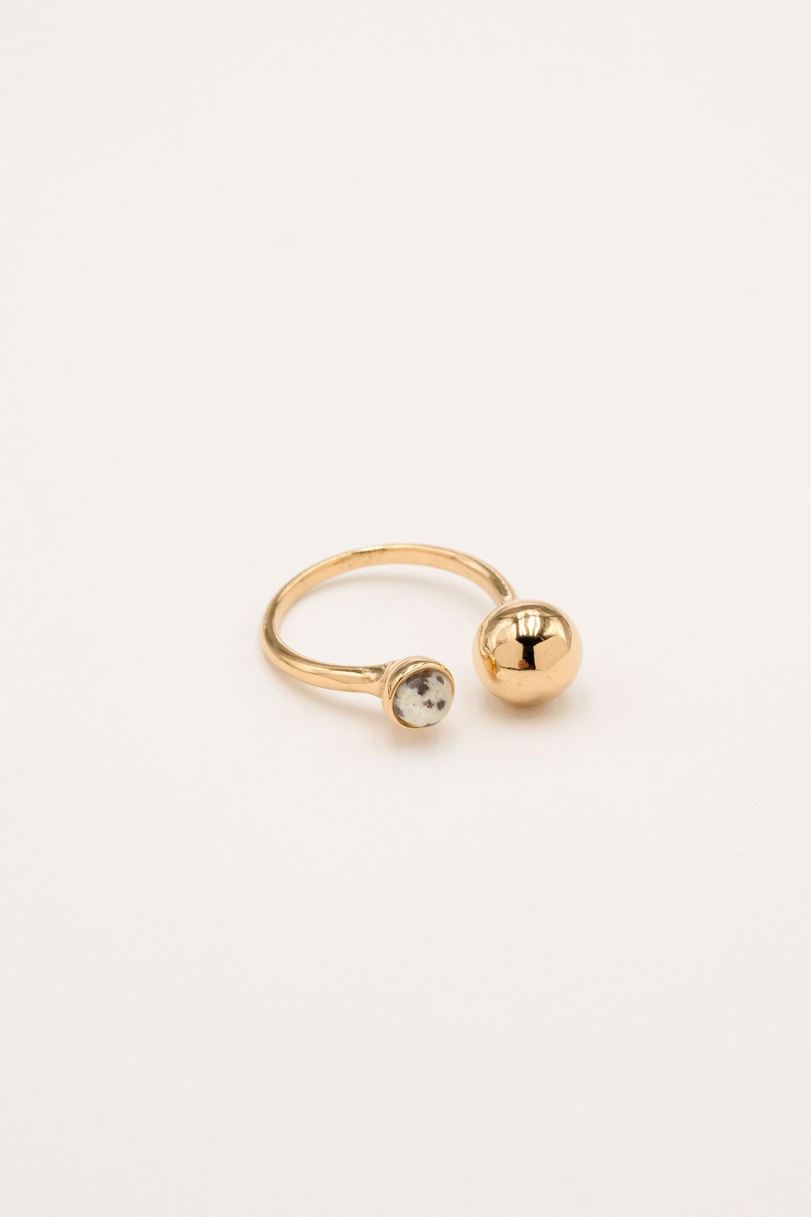 Bague Bohm Paris - Lounia Bagues Bohm Paris Jaspe dalmatien 