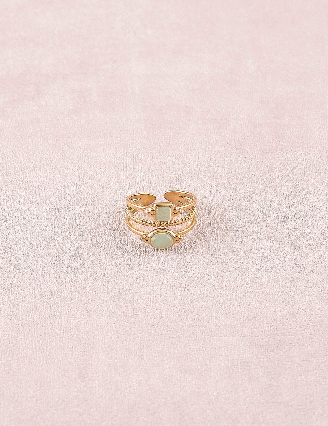 Bague bohm paris - Lunatéssa Bagues Bohm Paris Aventurine verte 