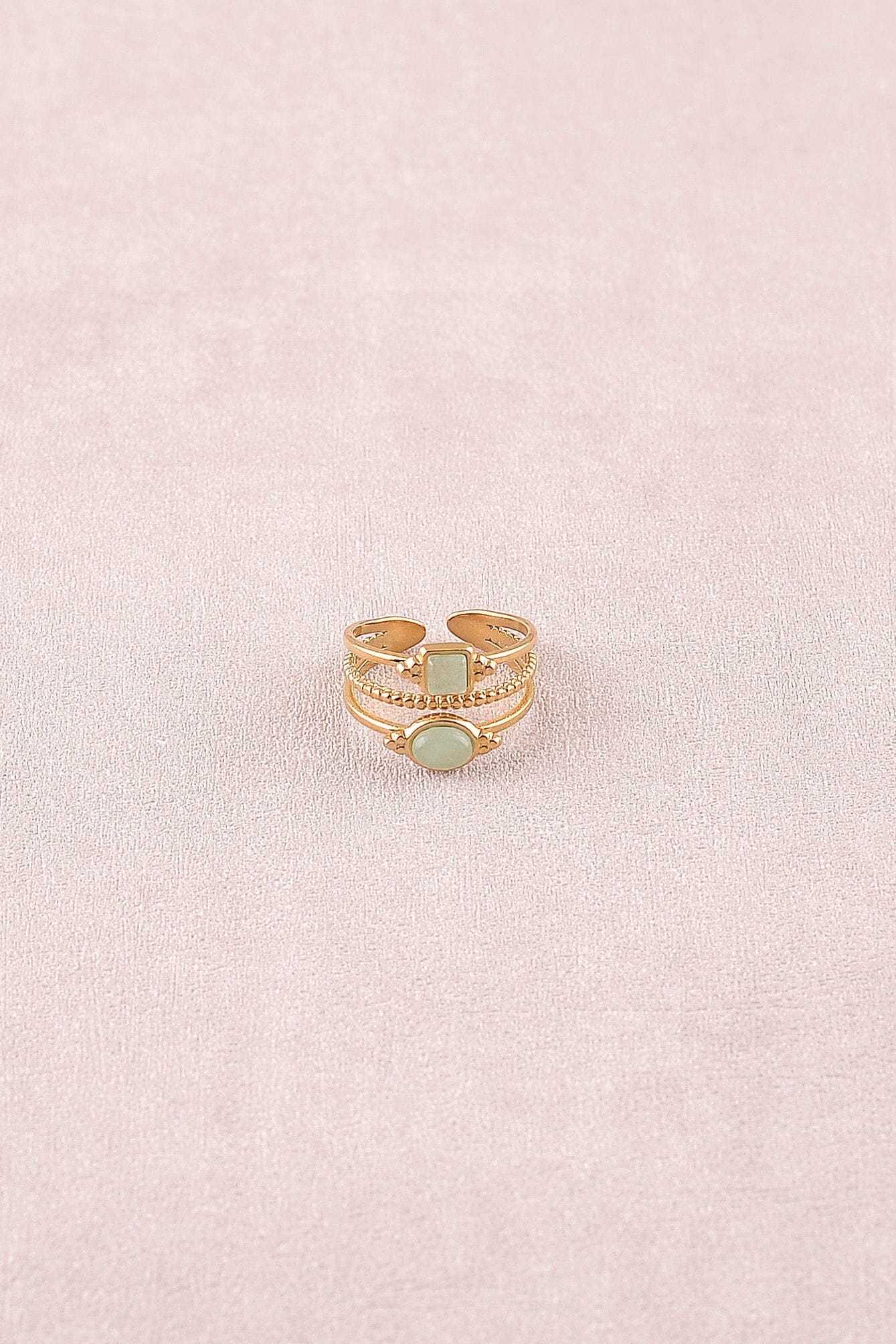 Bague bohm paris - Lunatéssa Bagues Bohm Paris Aventurine verte 