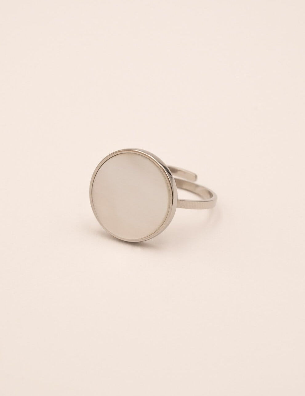 Bague Bohm Paris - Maxine Bague Bohm Paris Argenté Nacre blanche 