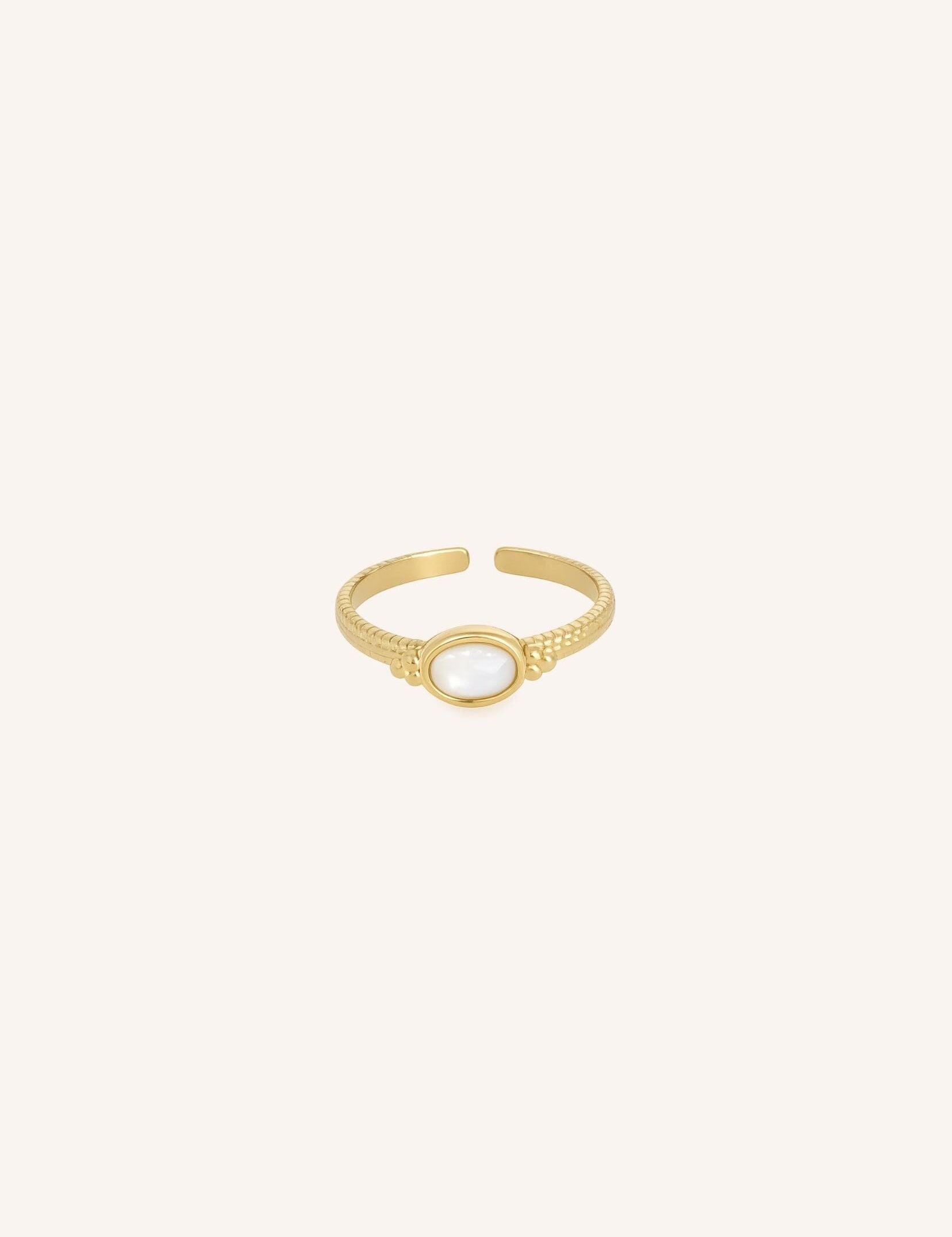 Bague Bohm Paris - Naelia Bagues Fines Bohm Paris Nacre blanche 