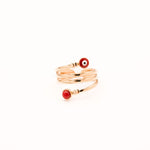 Bague Bohm Paris - Nérina Bagues Multi rangs Bohm Paris Rouge 