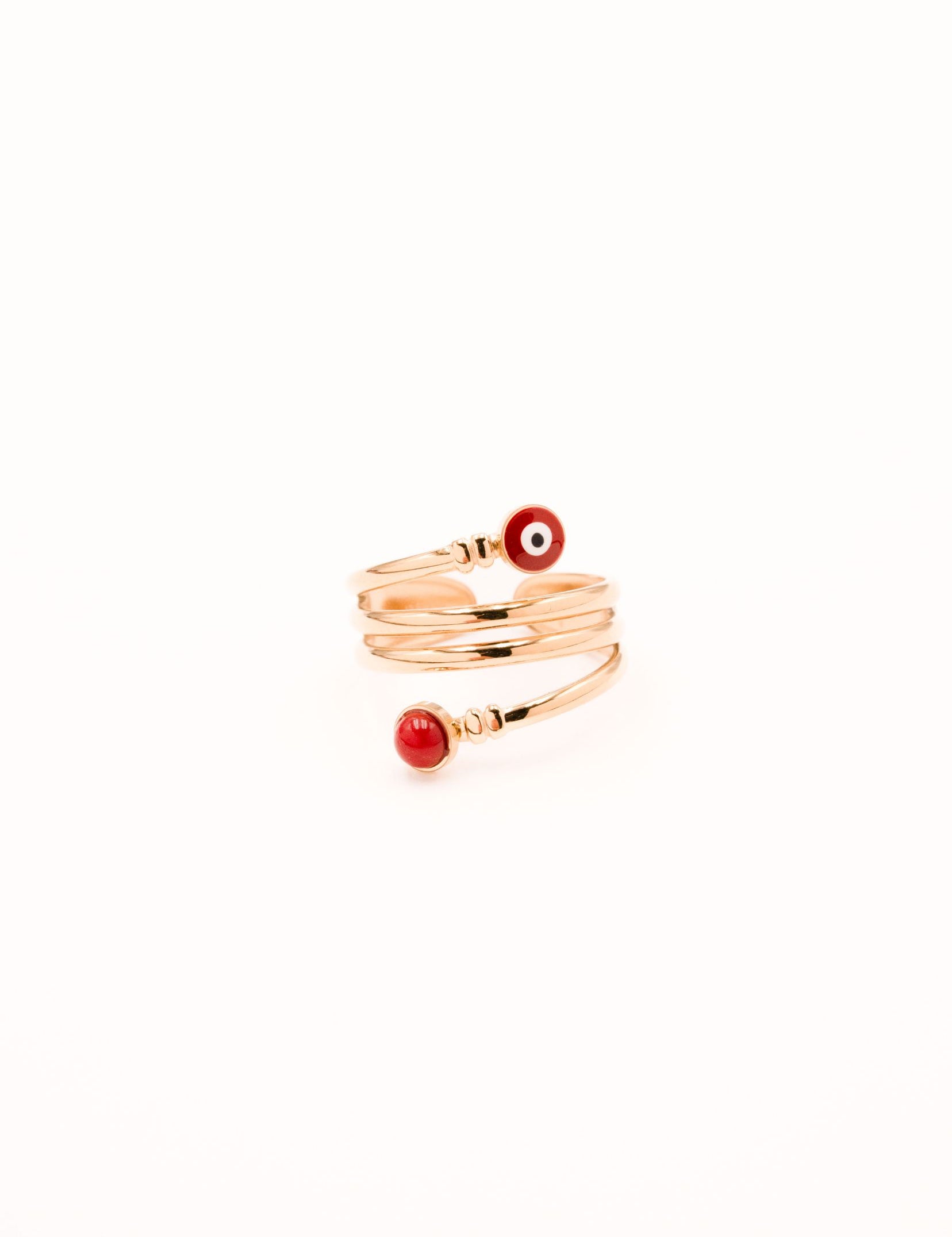 Bague Bohm Paris - Nérina Bagues Multi rangs Bohm Paris Rouge 