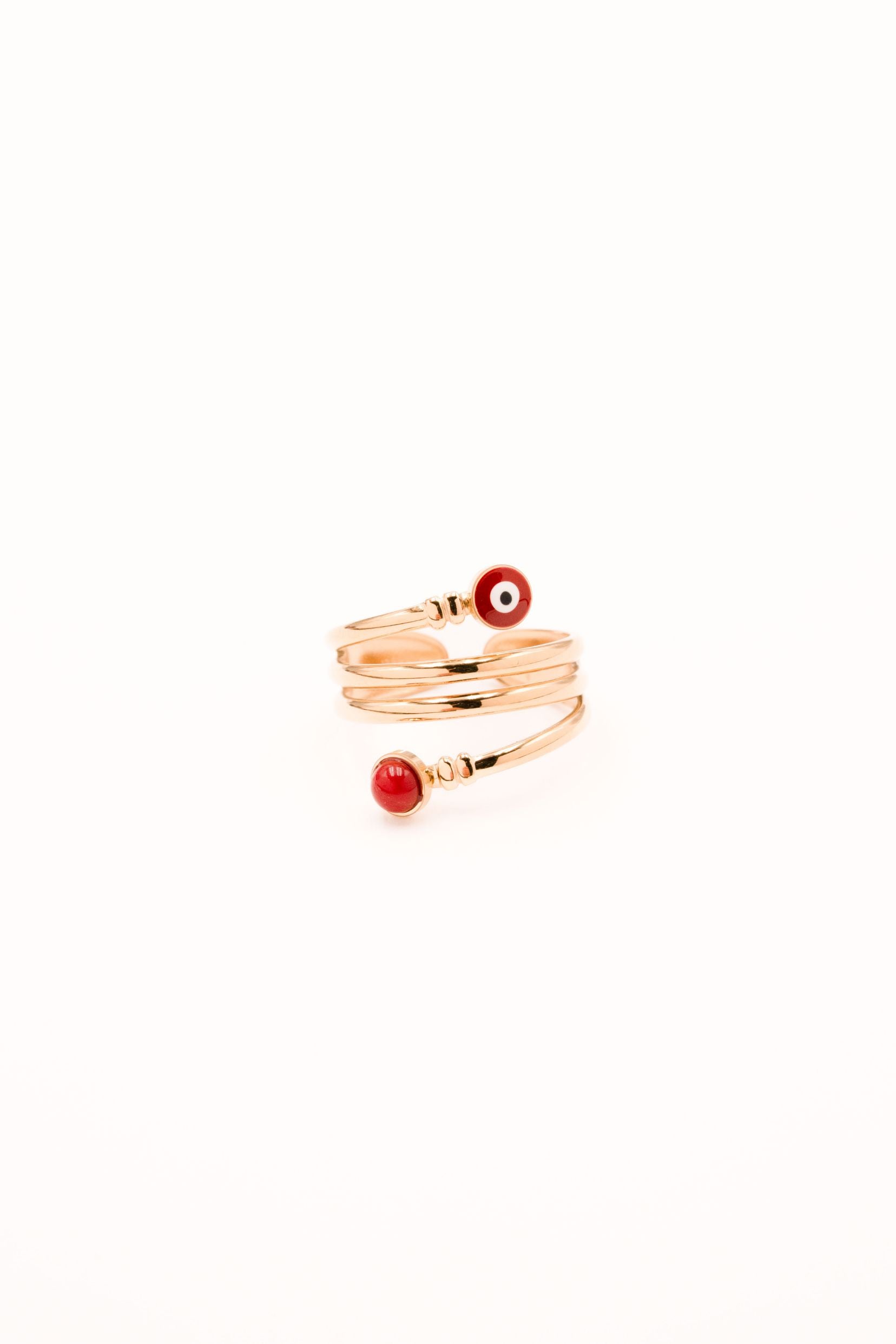 Bague Bohm Paris - Nérina Bagues Multi rangs Bohm Paris Rouge 