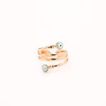 Bague Bohm Paris - Nérina Bagues Multi rangs Bohm Paris Turquoise 