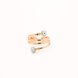 Bague Bohm Paris - Nérina Bagues Multi rangs Bohm Paris Turquoise 