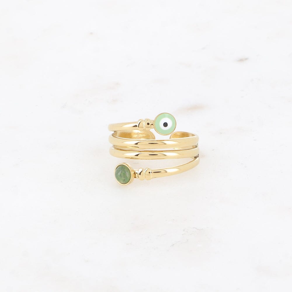 Bague Bohm Paris - Nérina Bagues Multi rangs Bohm Paris Vert 