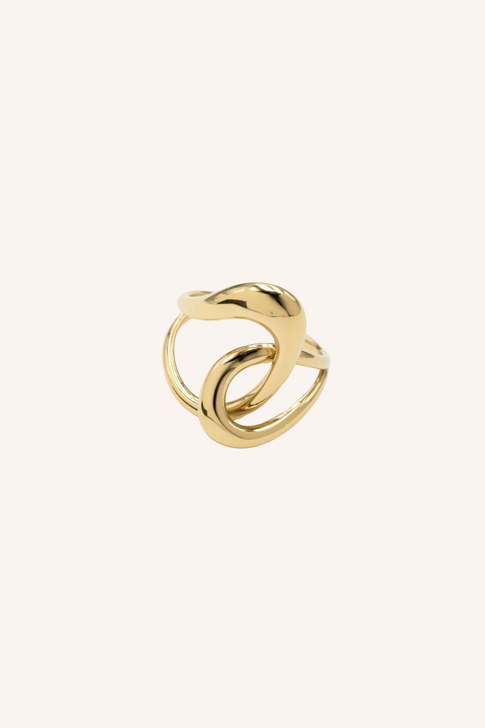 Bague Bohm Paris - Olympia Bagues Épaisses Bohm Paris Doré 